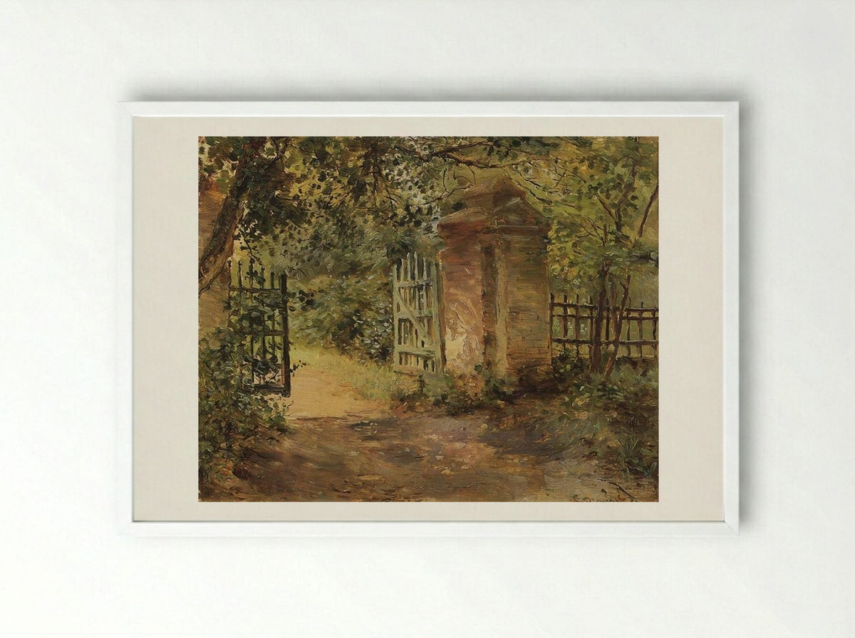 The Road to Sekerin - Konstantin Somov - Framed Print White