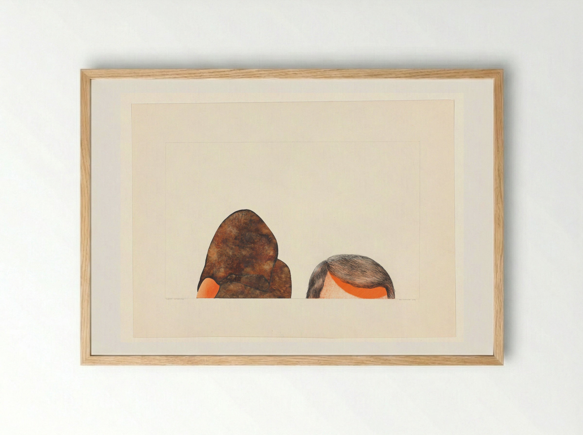 Modern zelfportret - Erik Andriesse - Framed Print Wood