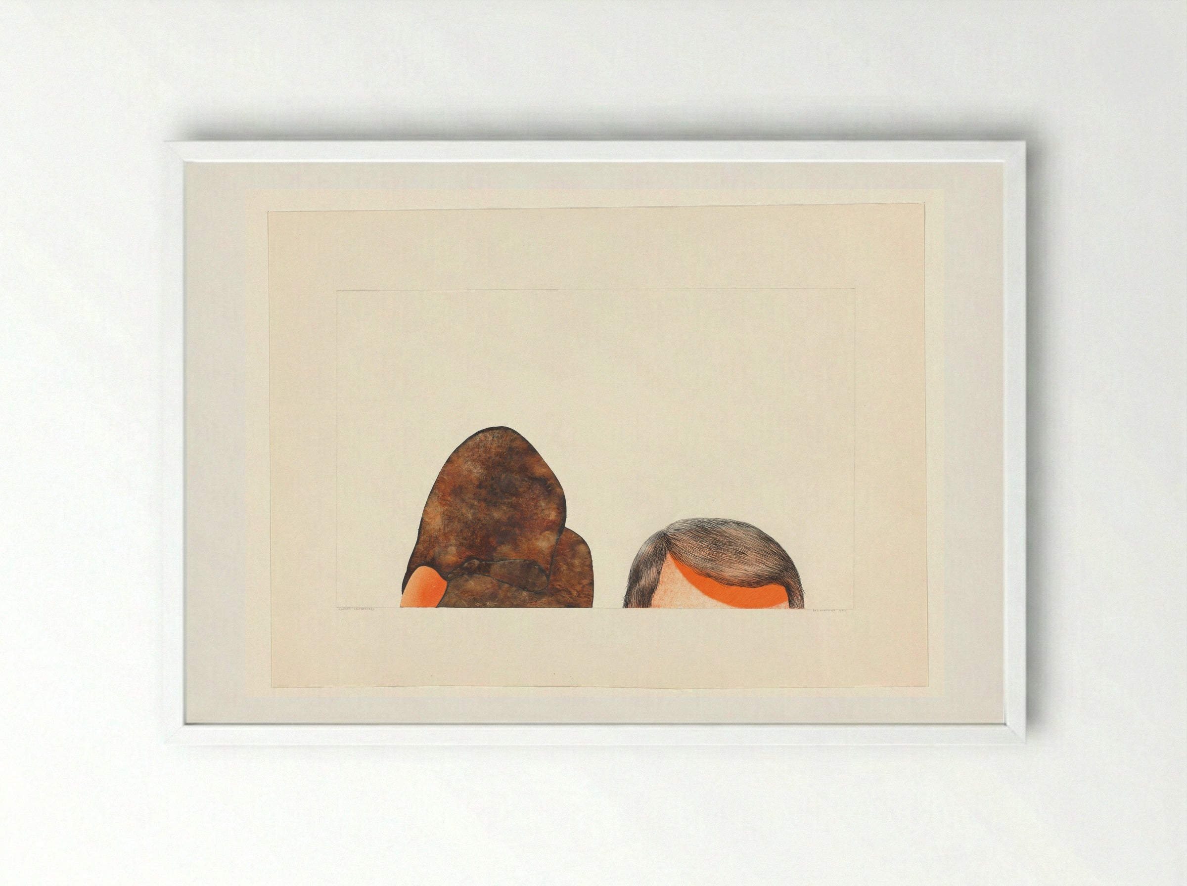 Modern zelfportret - Erik Andriesse - Framed Print White