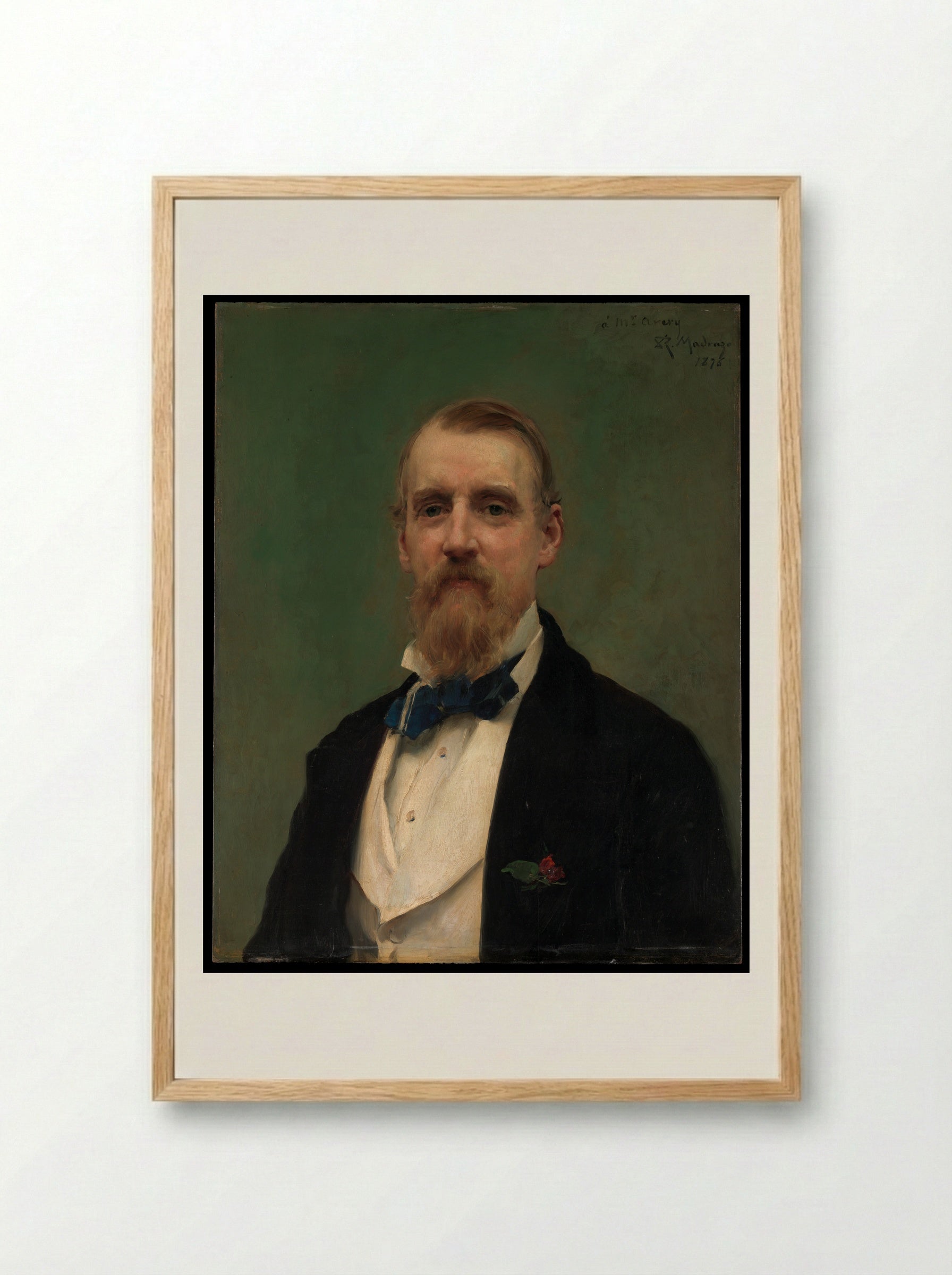 Samuel P. Avery - Raimundo de Madrazo y Garreta - Framed Print Wood