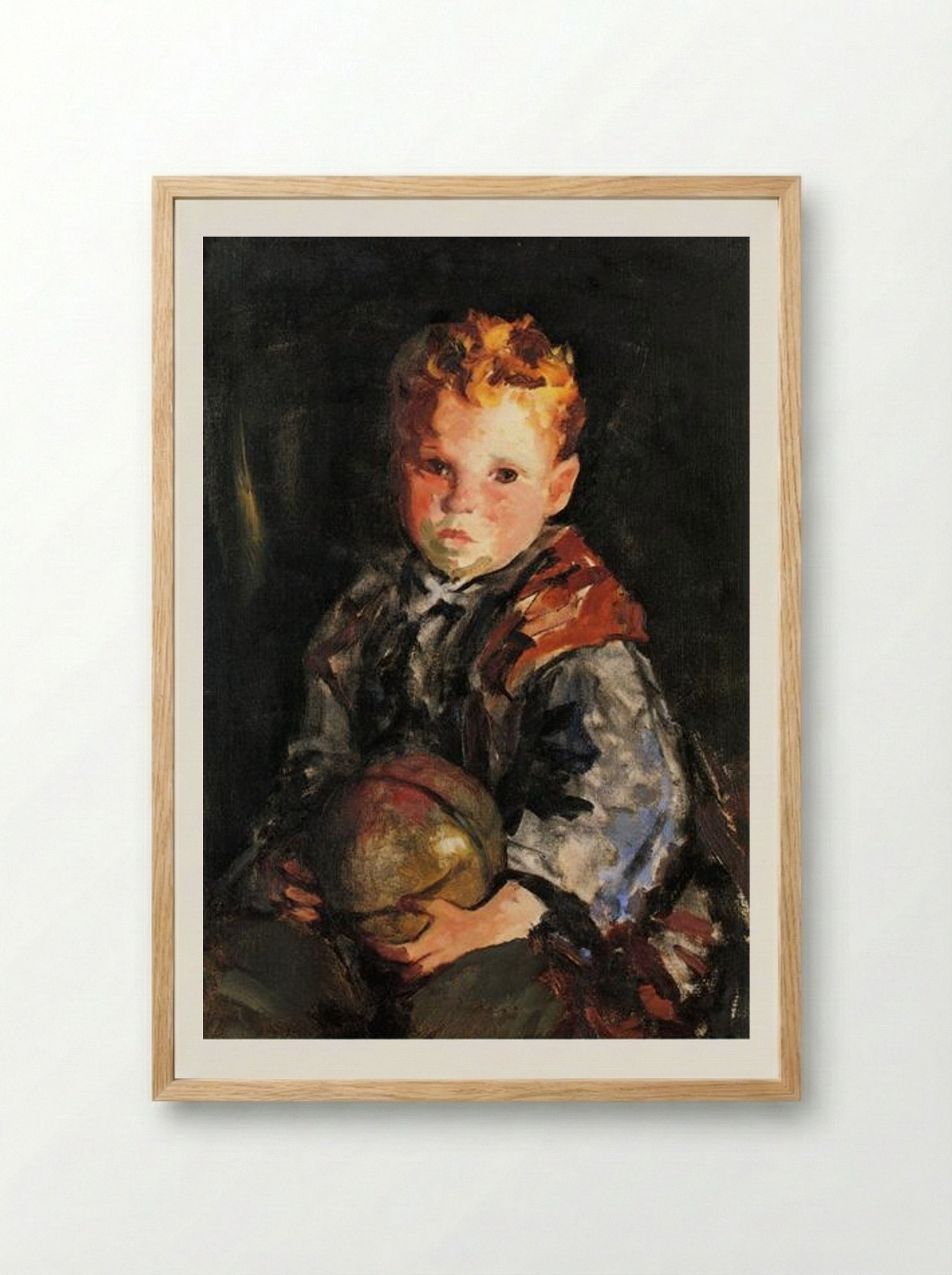 Young Anthony - Robert Henri - Framed Print Wood