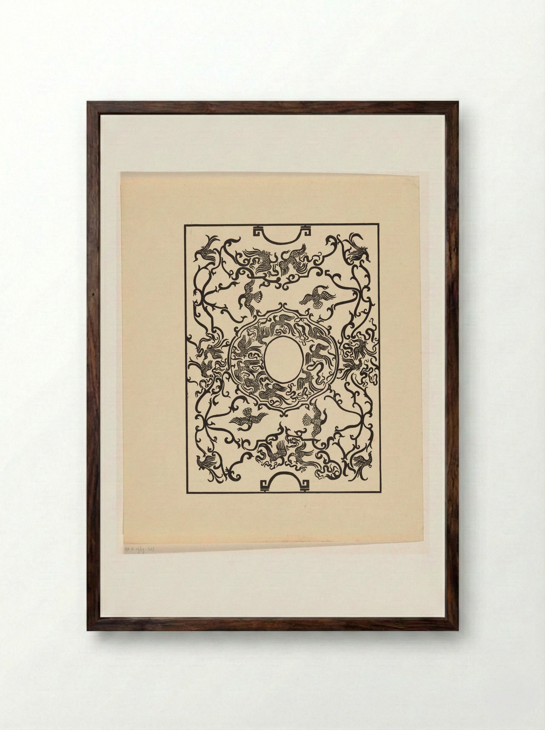 Bandontwerp voor: L'art hollandais - Carel Adolph Lion Cachet - Framed Print Dark Wood