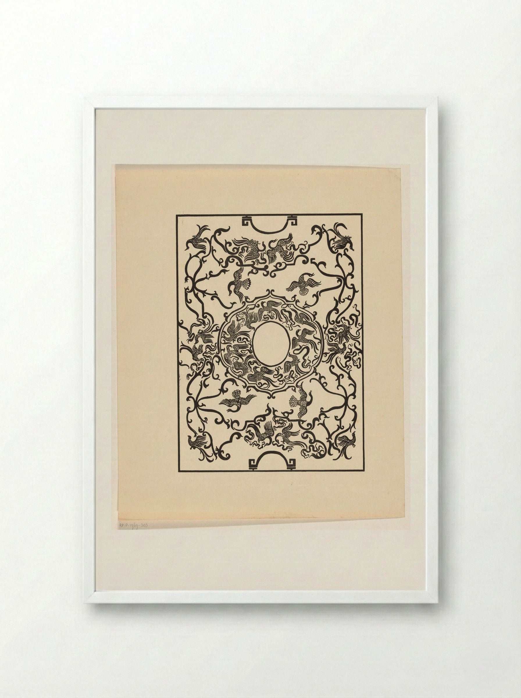 Bandontwerp voor: L'art hollandais - Carel Adolph Lion Cachet - Framed Print White