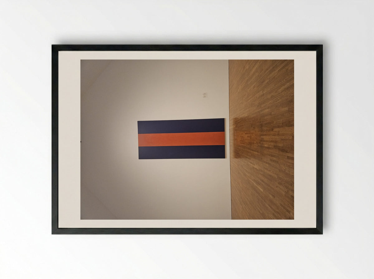 Voice of Fire - Barnett Newman - Framed Print Black
