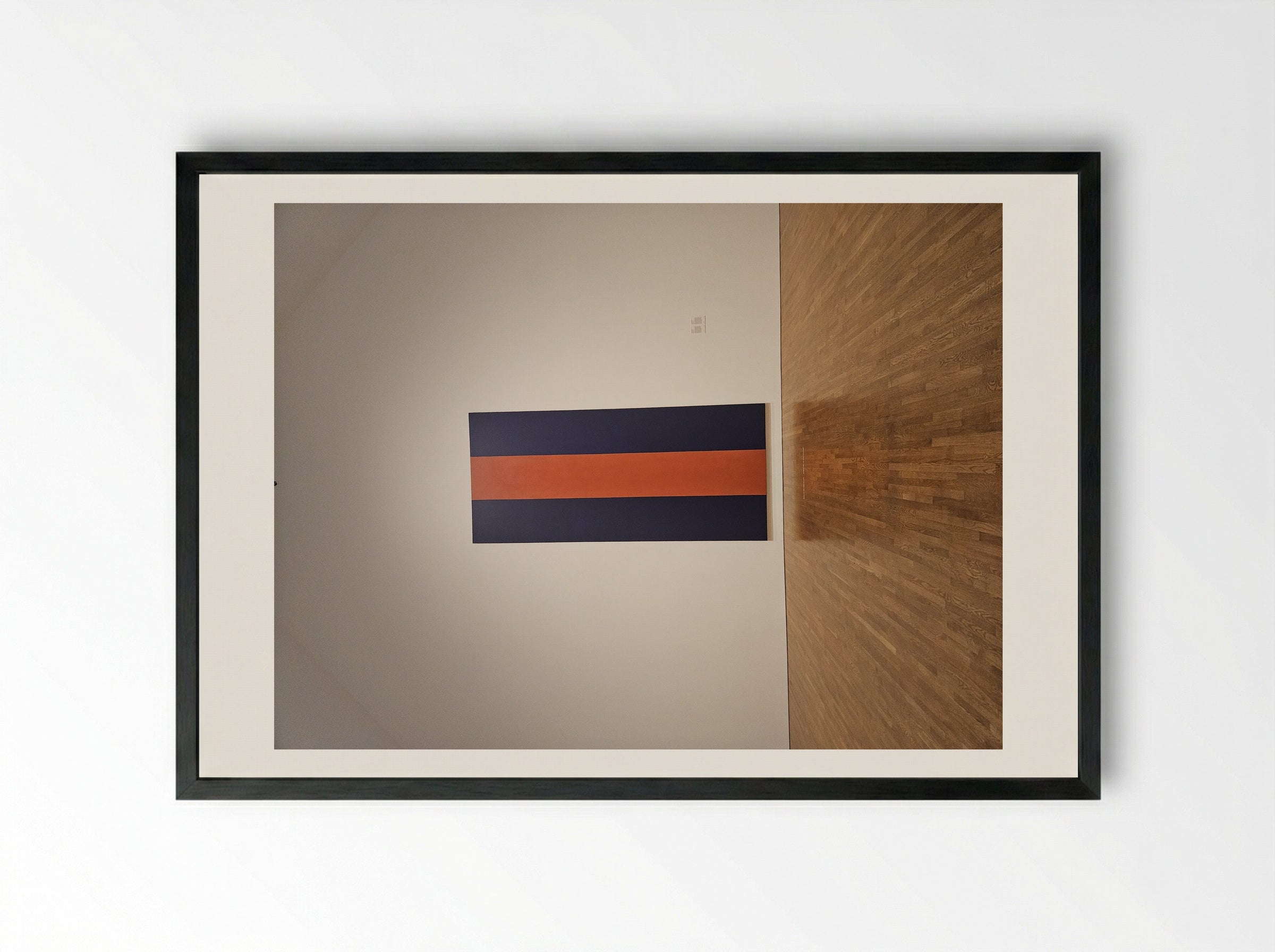 Voice of Fire - Barnett Newman - Framed Print Black