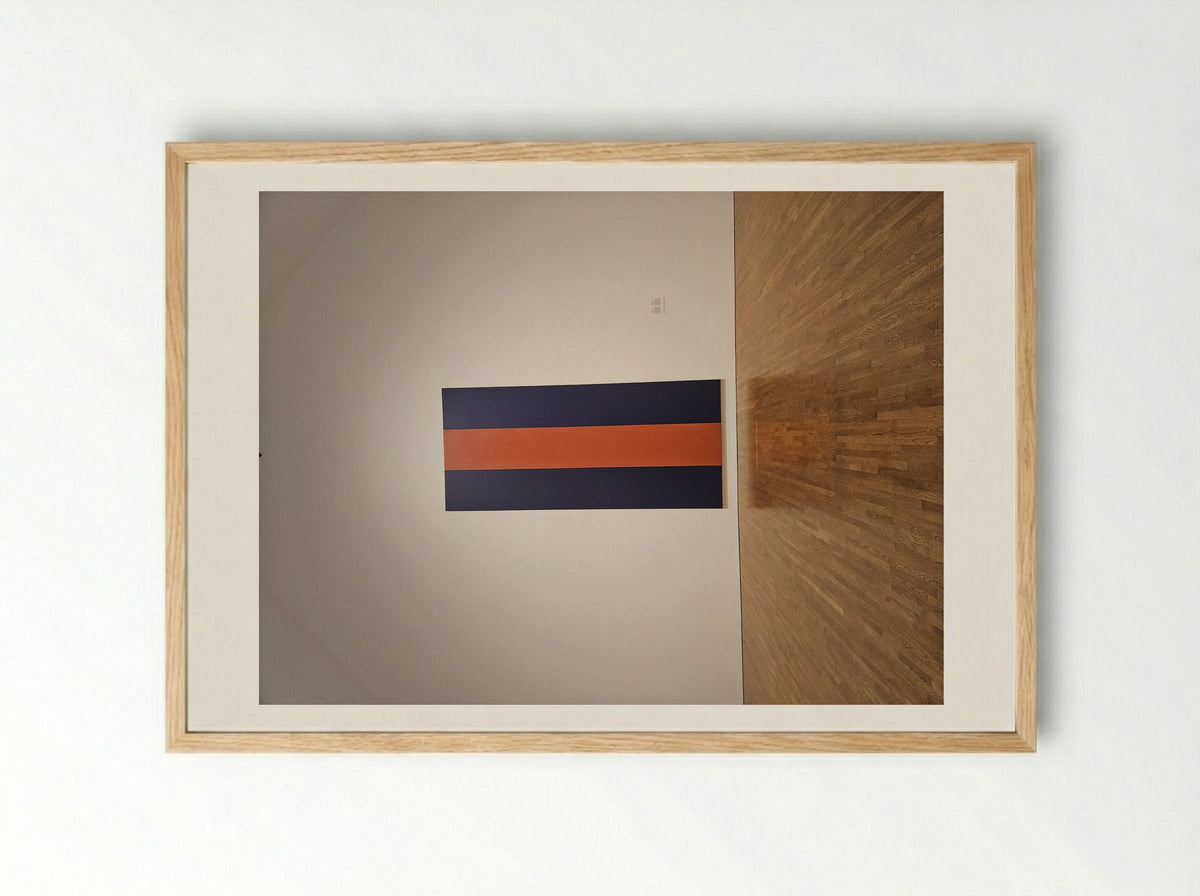 Voice of Fire - Barnett Newman - Framed Print Wood