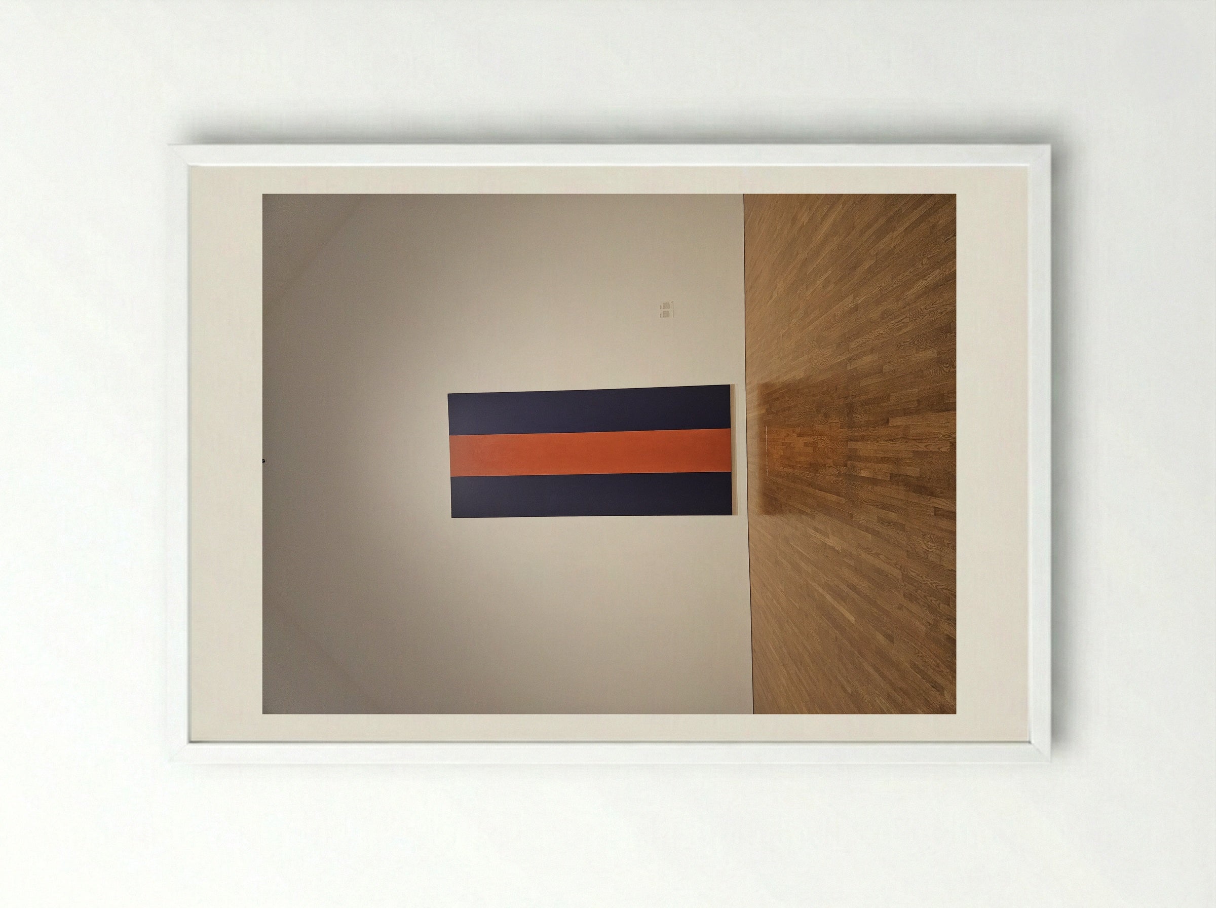 Voice of Fire - Barnett Newman - Framed Print White