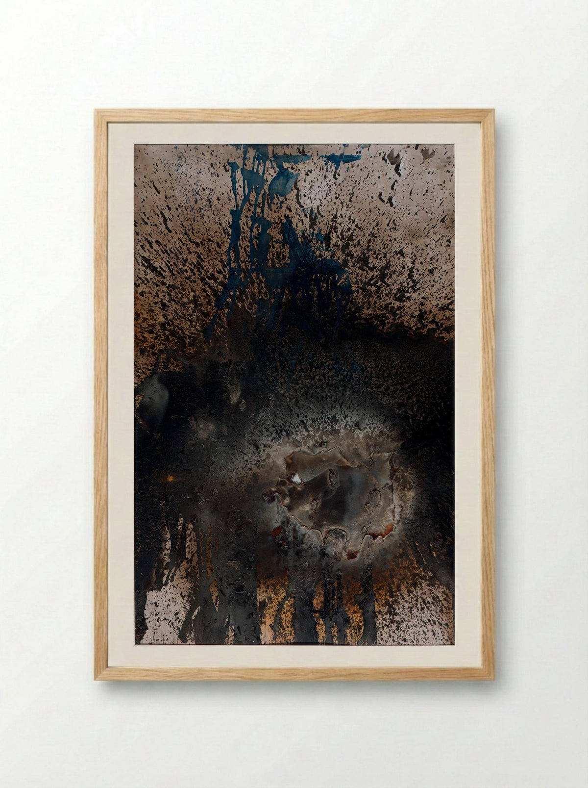 Hurricane - Otto Piene - Framed Print Wood