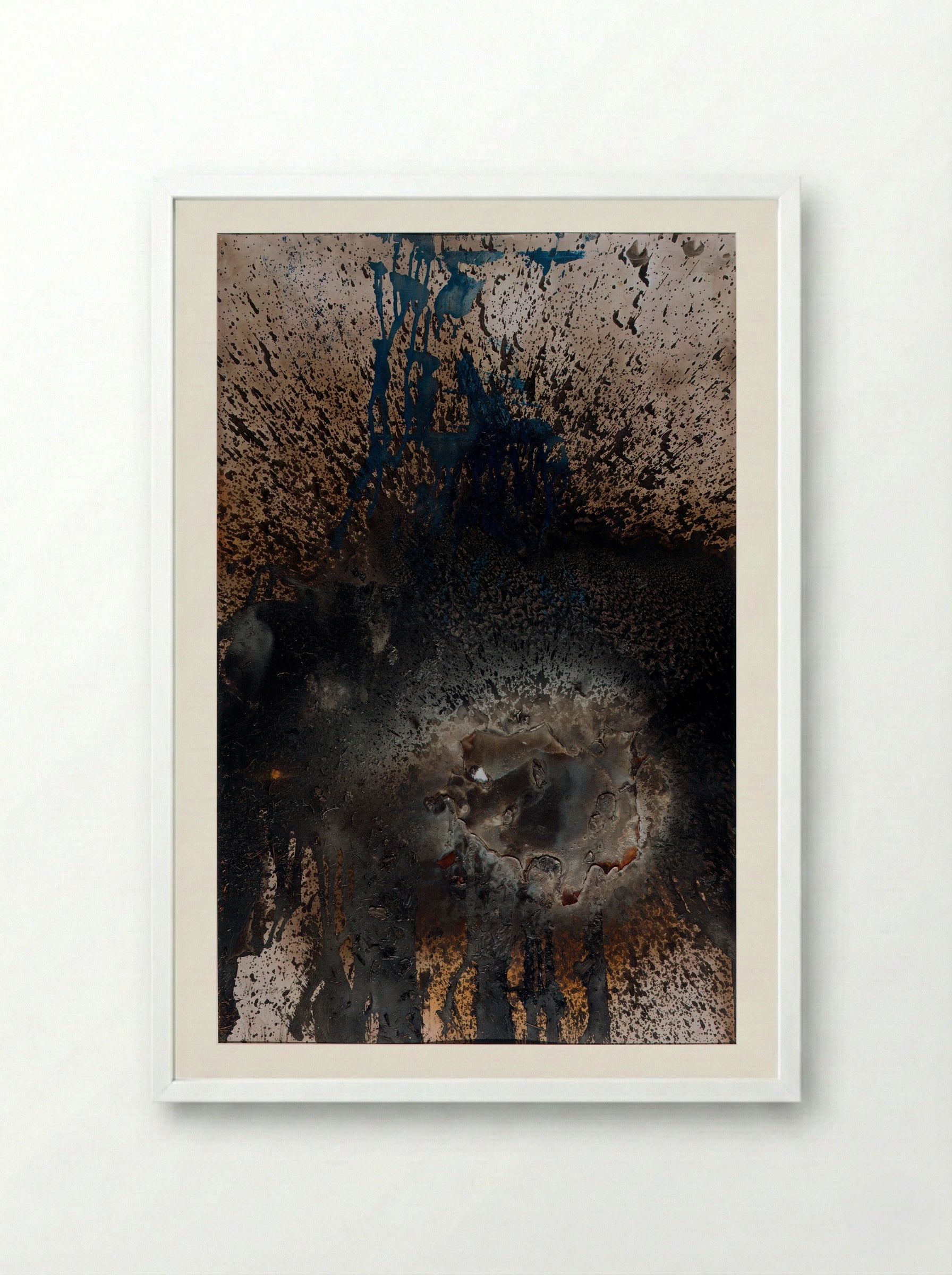 Hurricane - Otto Piene - Framed Print White