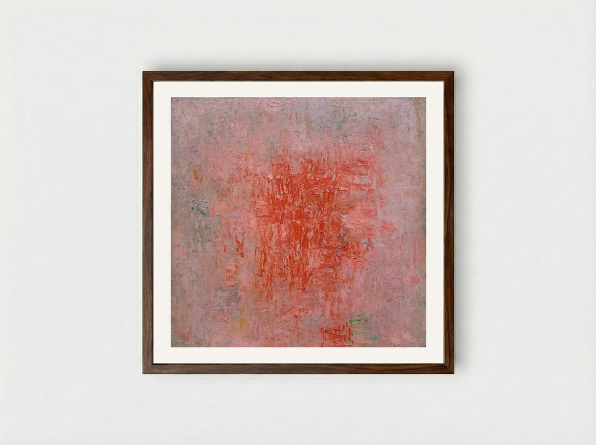Zone - Philip Guston - Framed Print Dark Wood