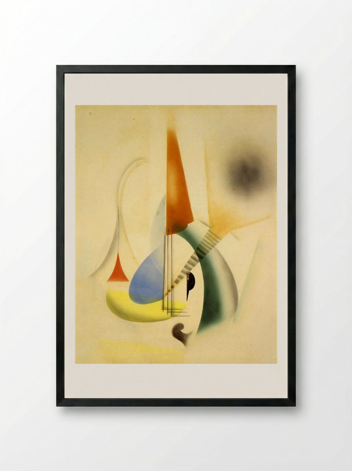 Jazz - Man Ray - Framed Print Black