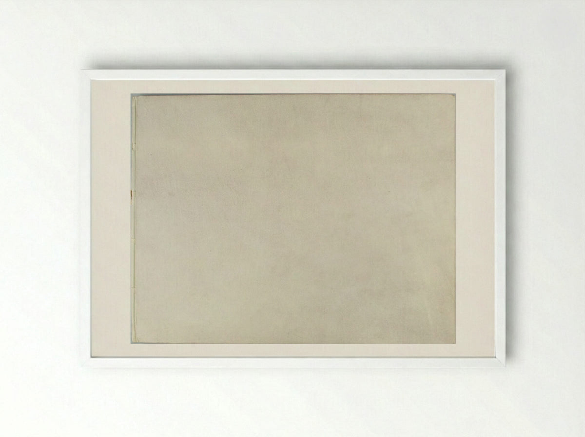 Portfolio cover from The Transformations of God - Ernst Barlach - Framed Print White
