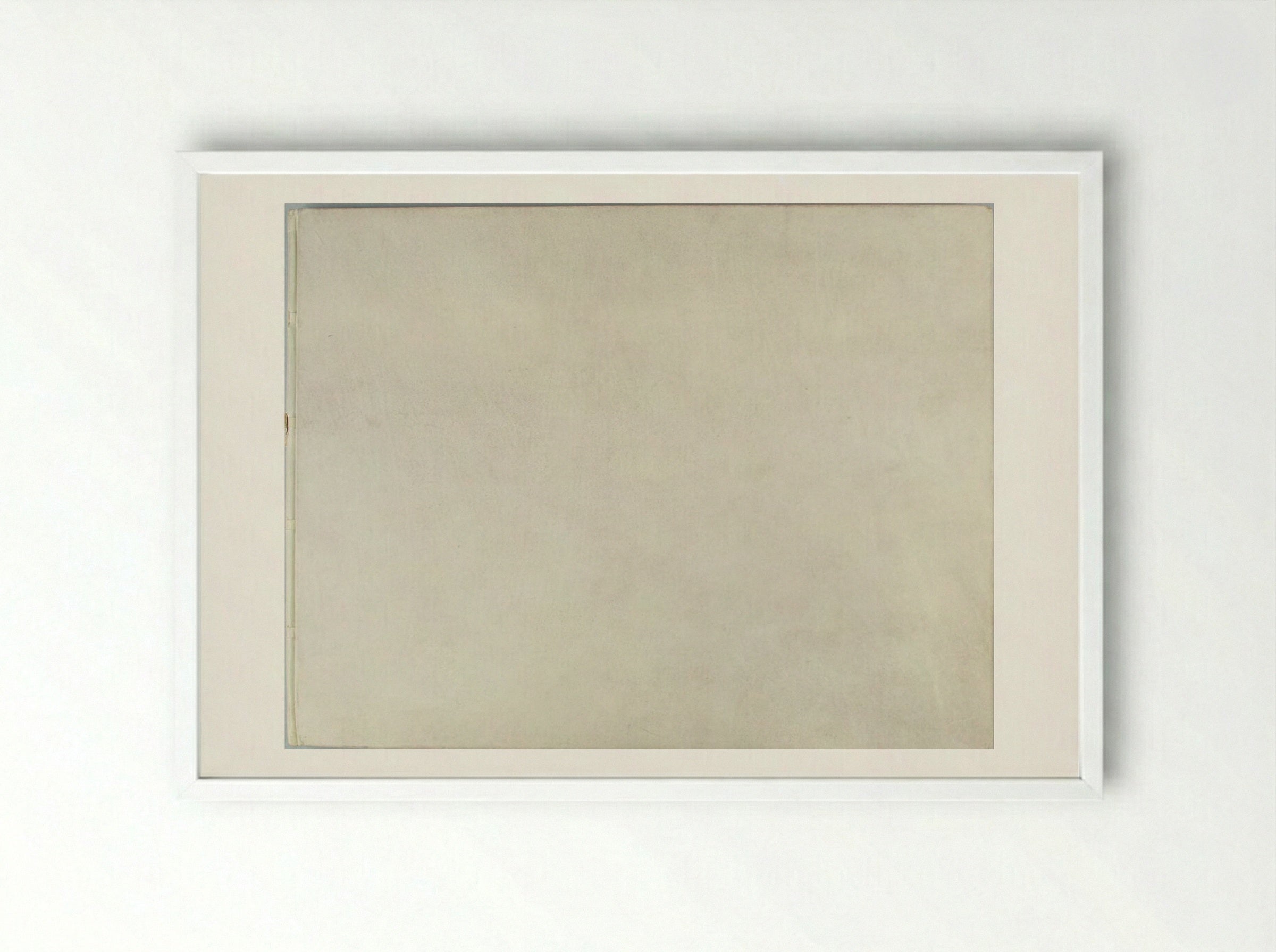 Portfolio cover from The Transformations of God - Ernst Barlach - Framed Print White
