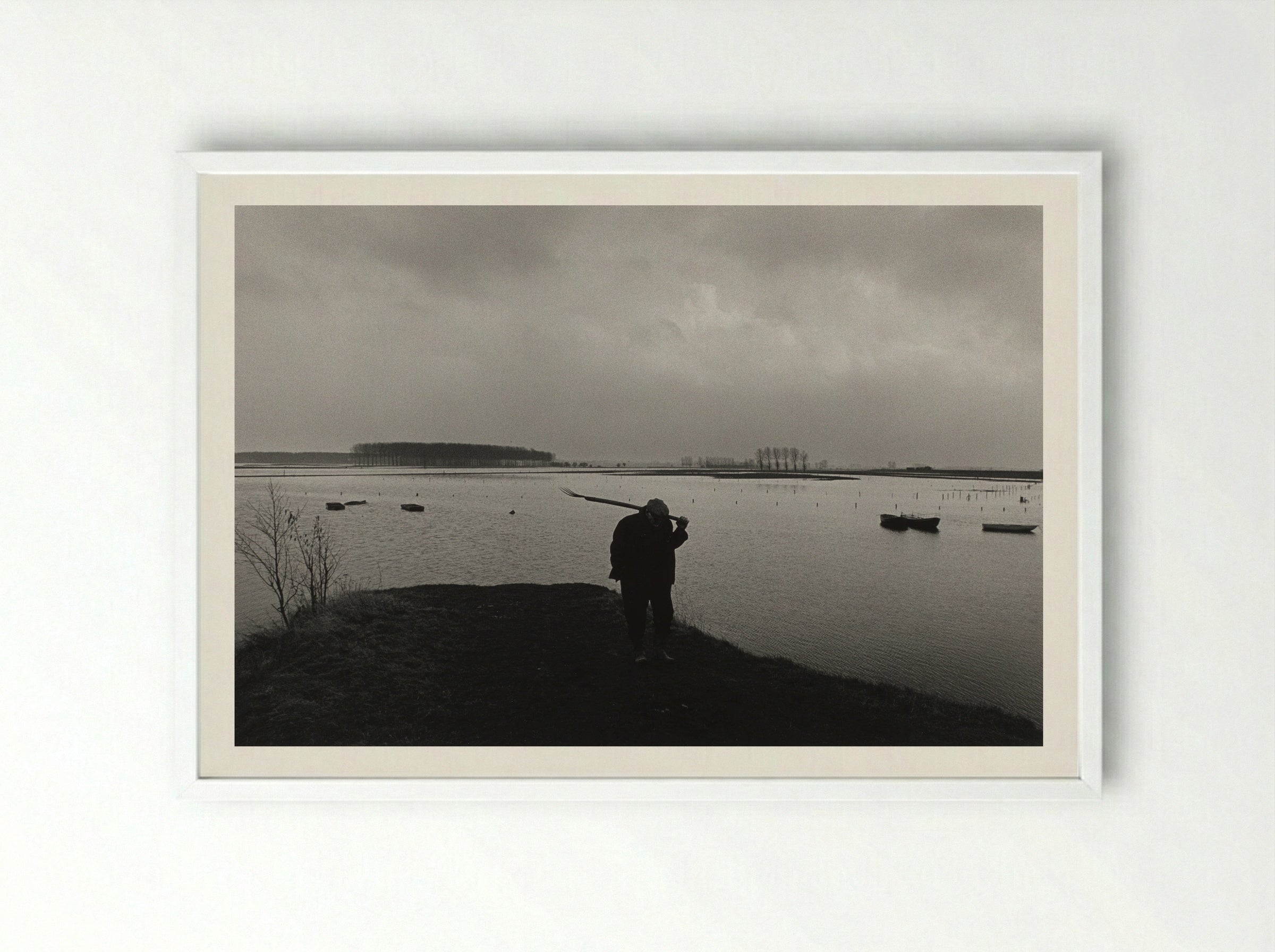 Limburg, 1976 - Willem Diepraam - Framed Print White