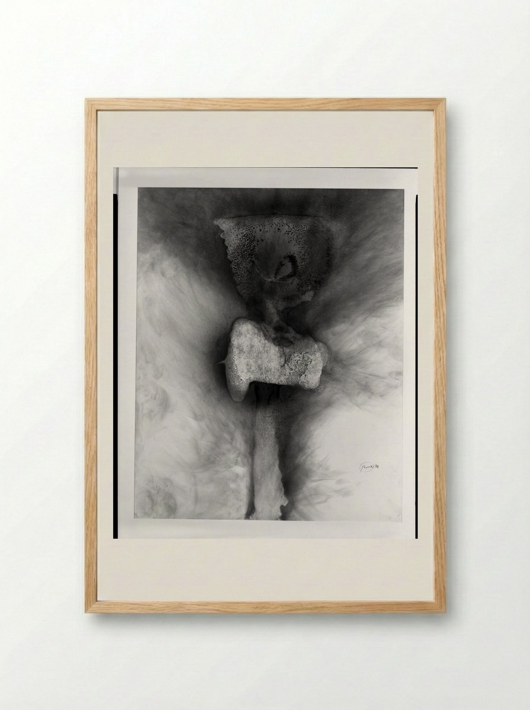 Yes - Otto Piene - Framed Print Wood