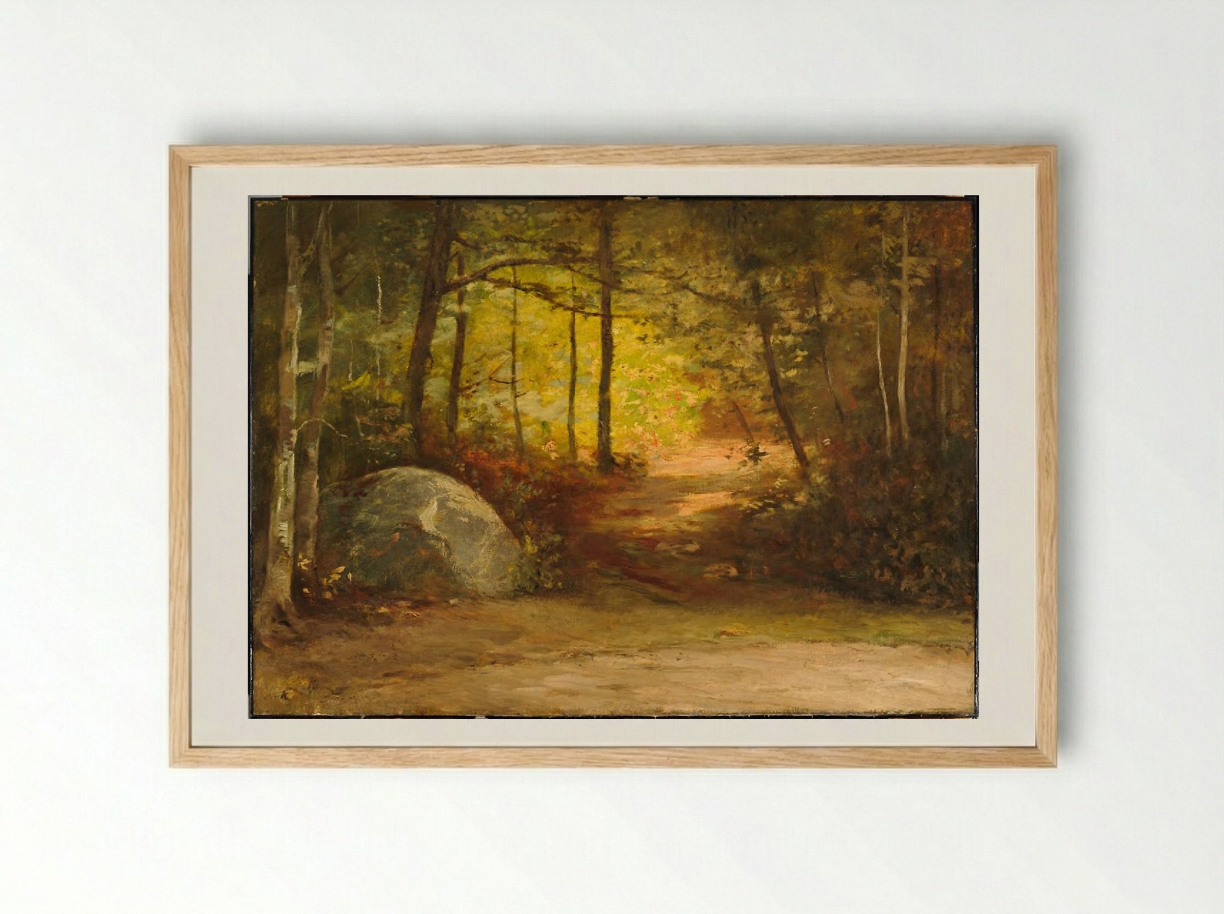 The Gypsies' Parlor - William Morris Hunt - Framed Print Wood