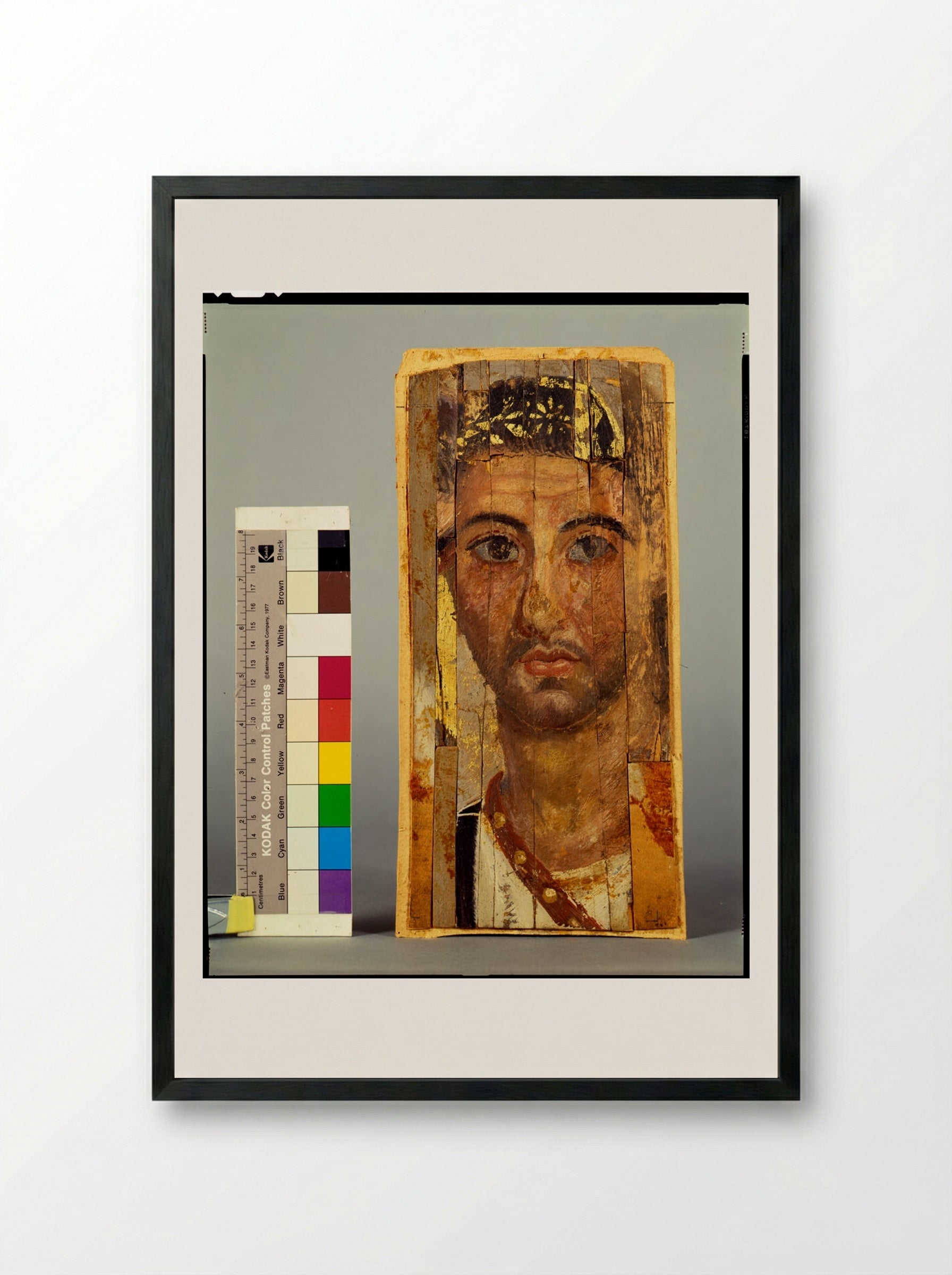 Untitled (Composite Portrait of a Man) - Fine Art Print - Framed Print Black