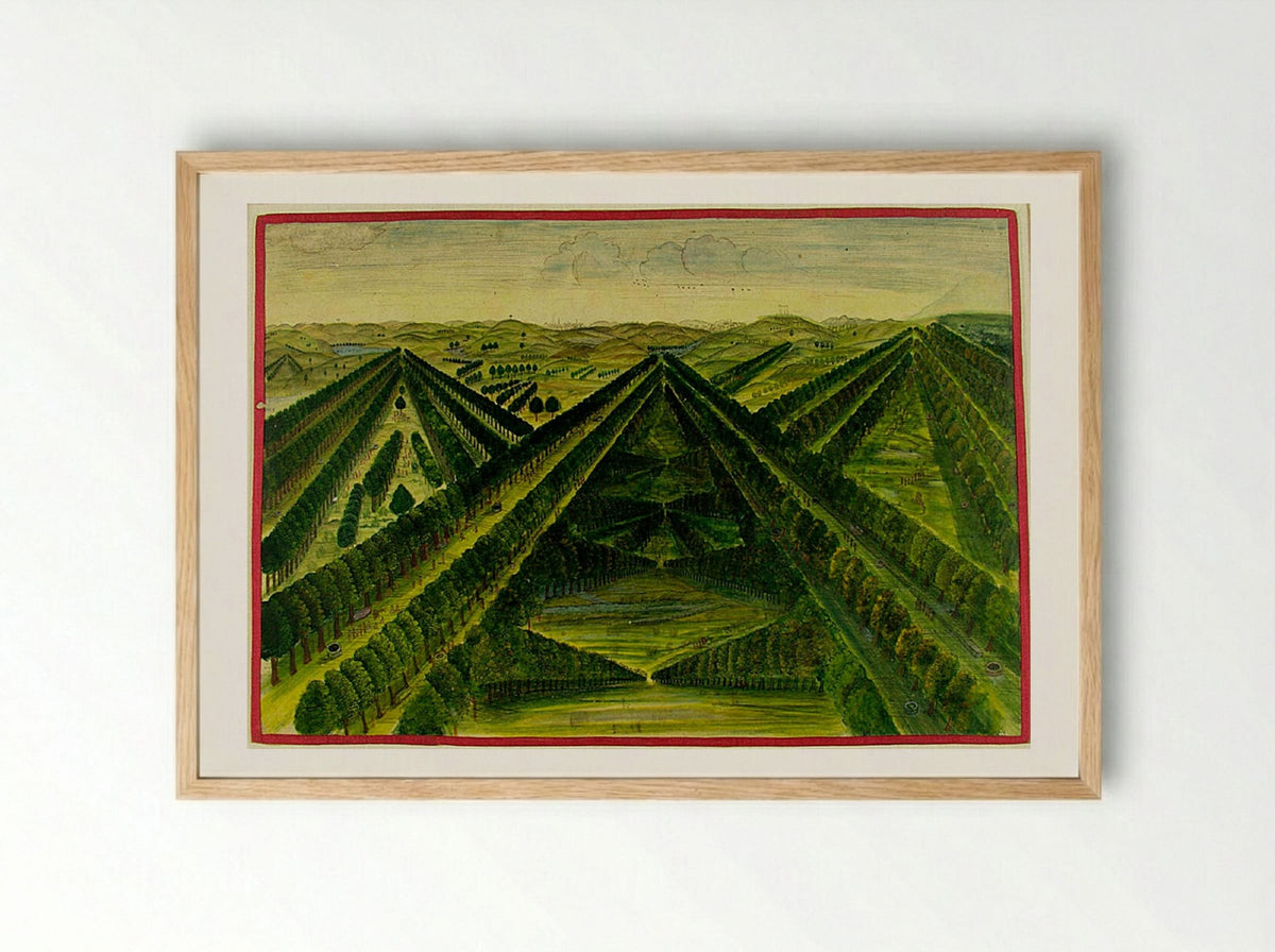 Endless Vistas at Kishangarh - Nihal Chand - Framed Print Wood