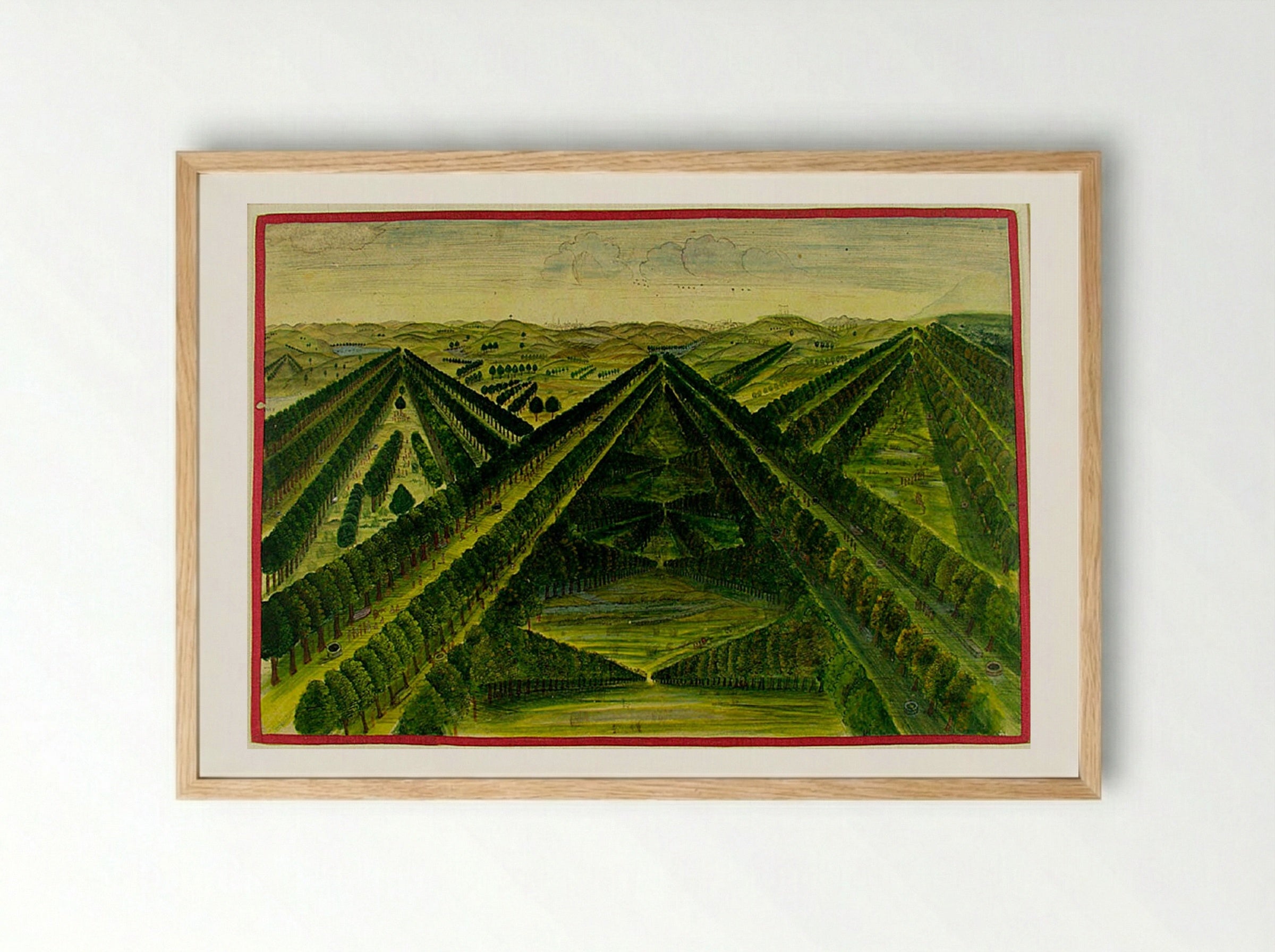 Endless Vistas at Kishangarh - Nihal Chand - Framed Print Wood