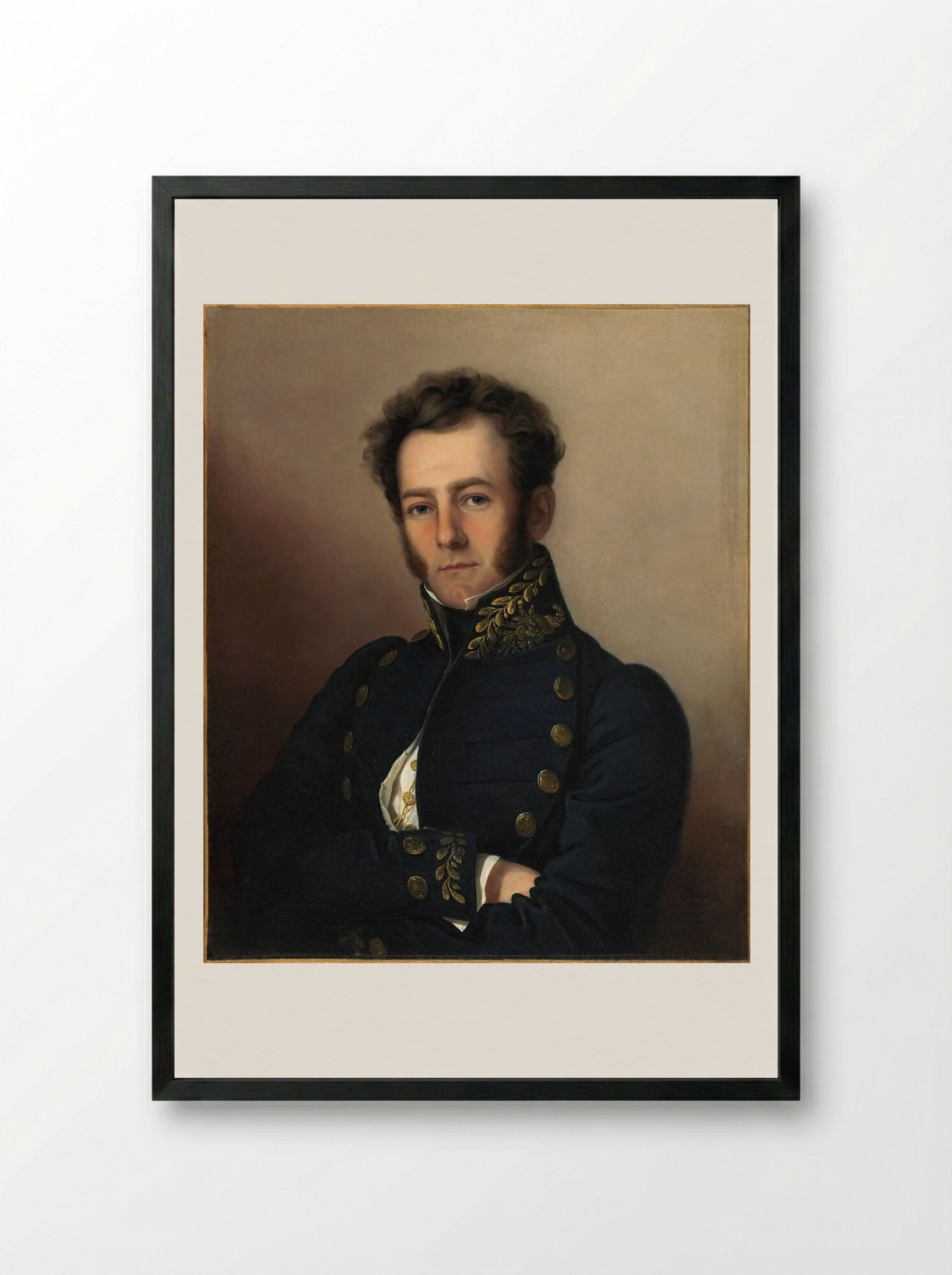 McKean Buchanan - Rembrandt Peale - Framed Print Black