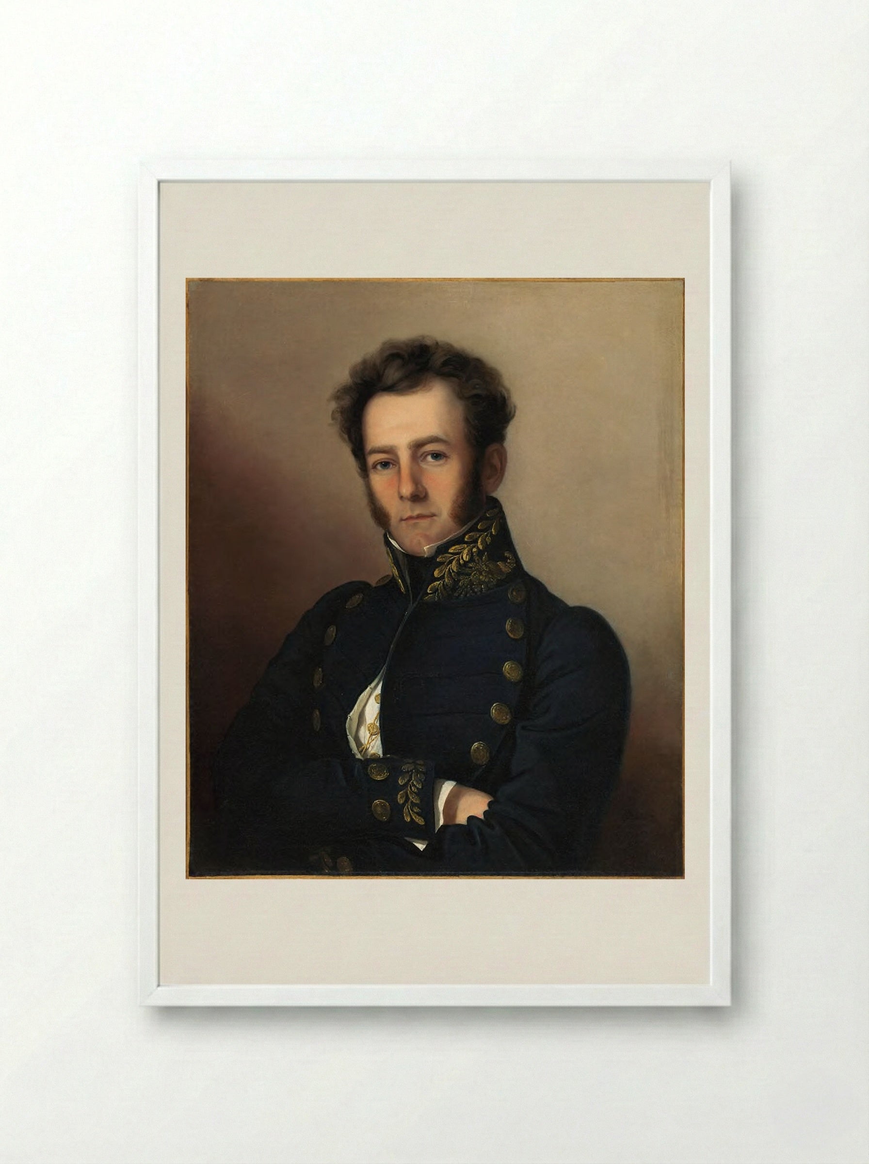 McKean Buchanan - Rembrandt Peale - Framed Print White