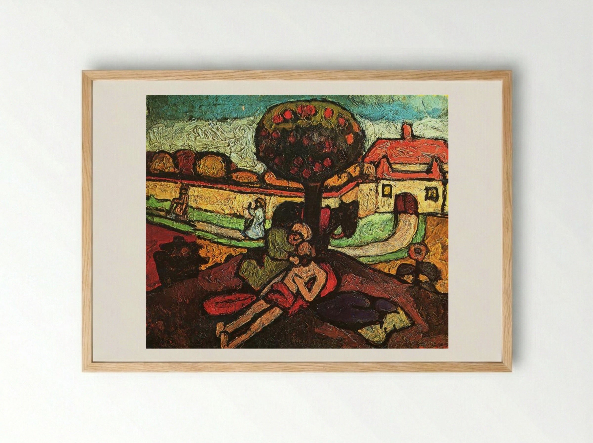 The Good Samaritan - Paula Modersohn-Becker - Framed Print Wood