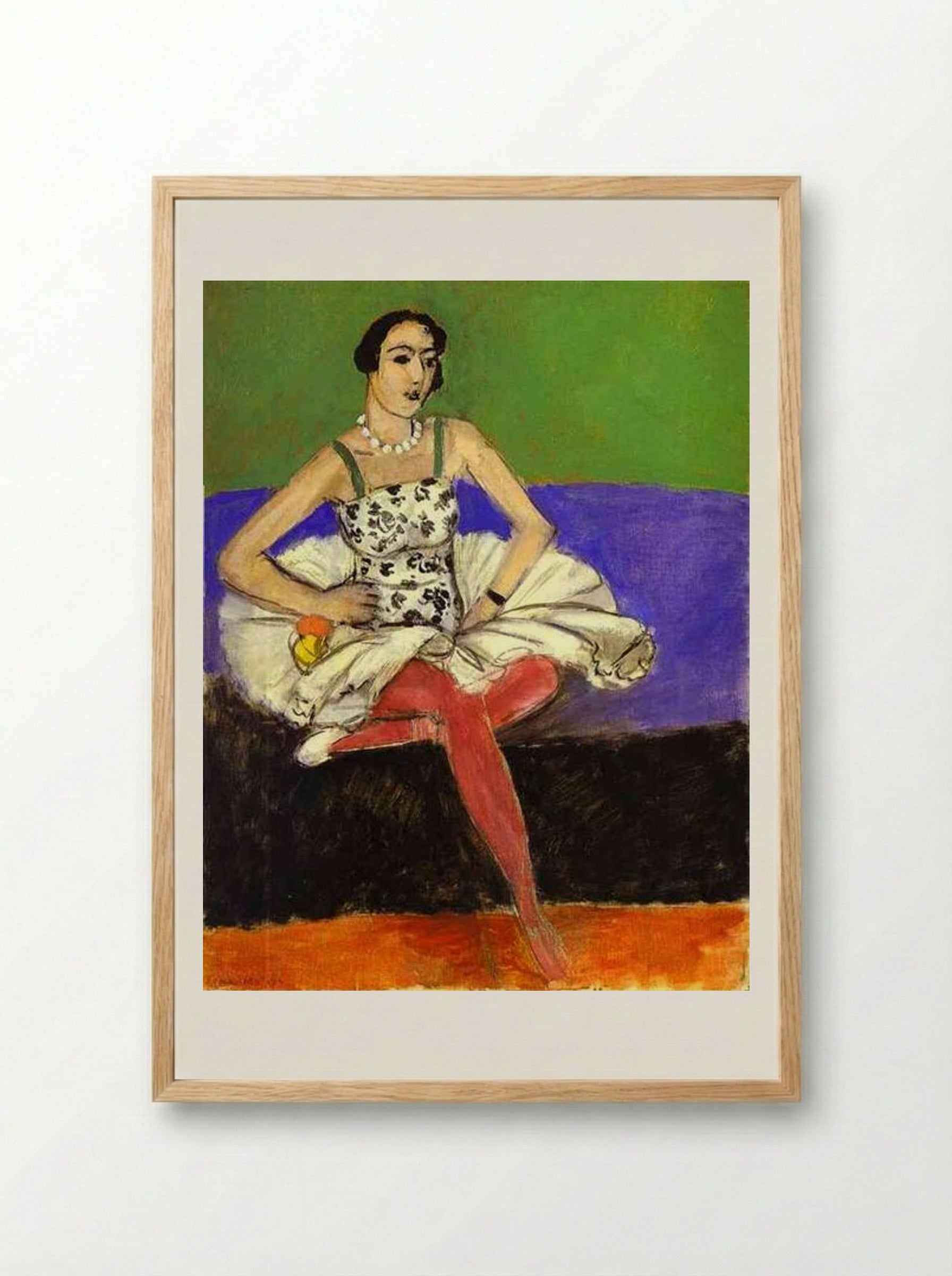 Ballet Dancer - Henri Matisse - Framed Print Wood