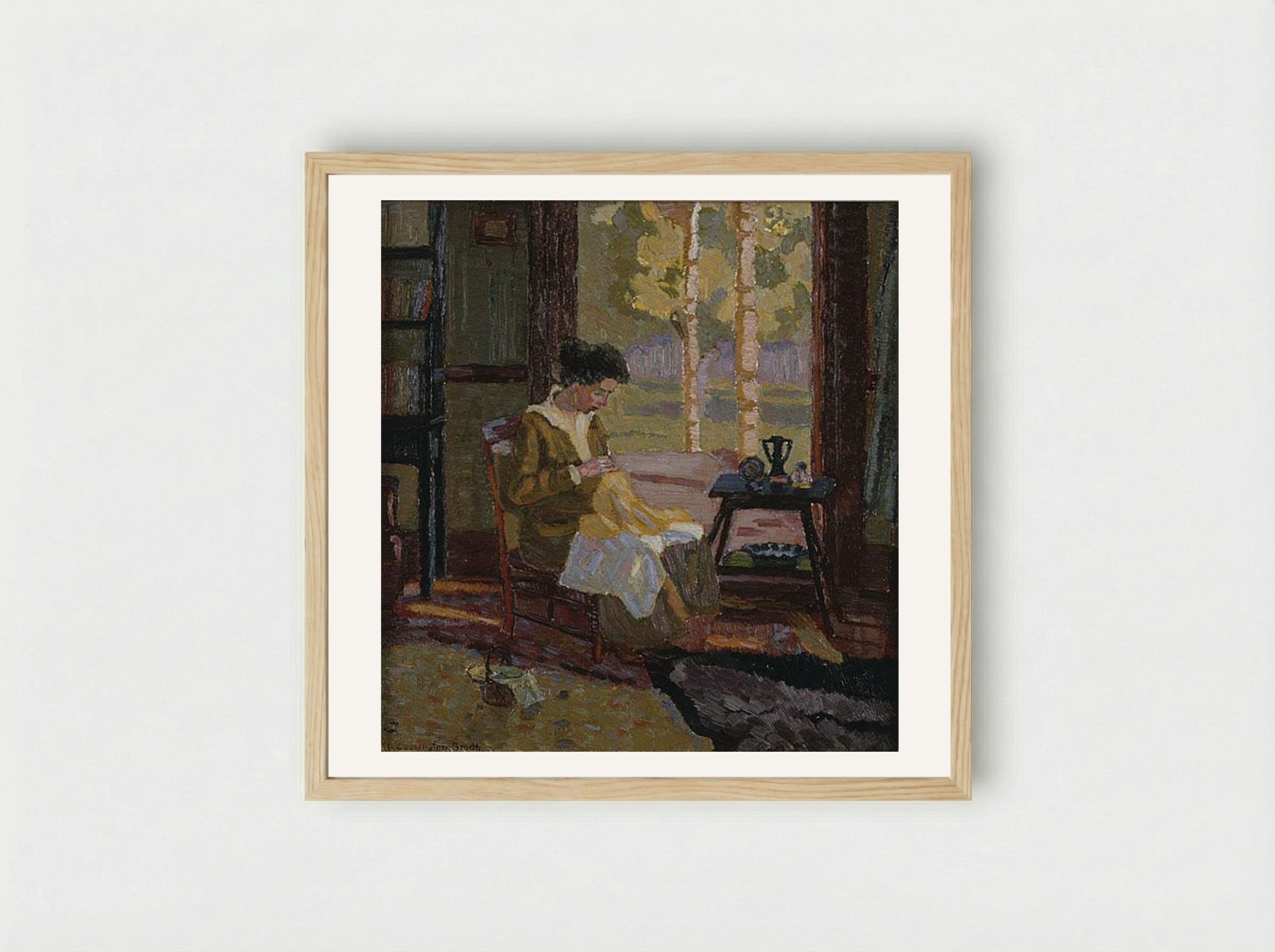 Open Window - Grace Cossington Smith - Framed Print Wood