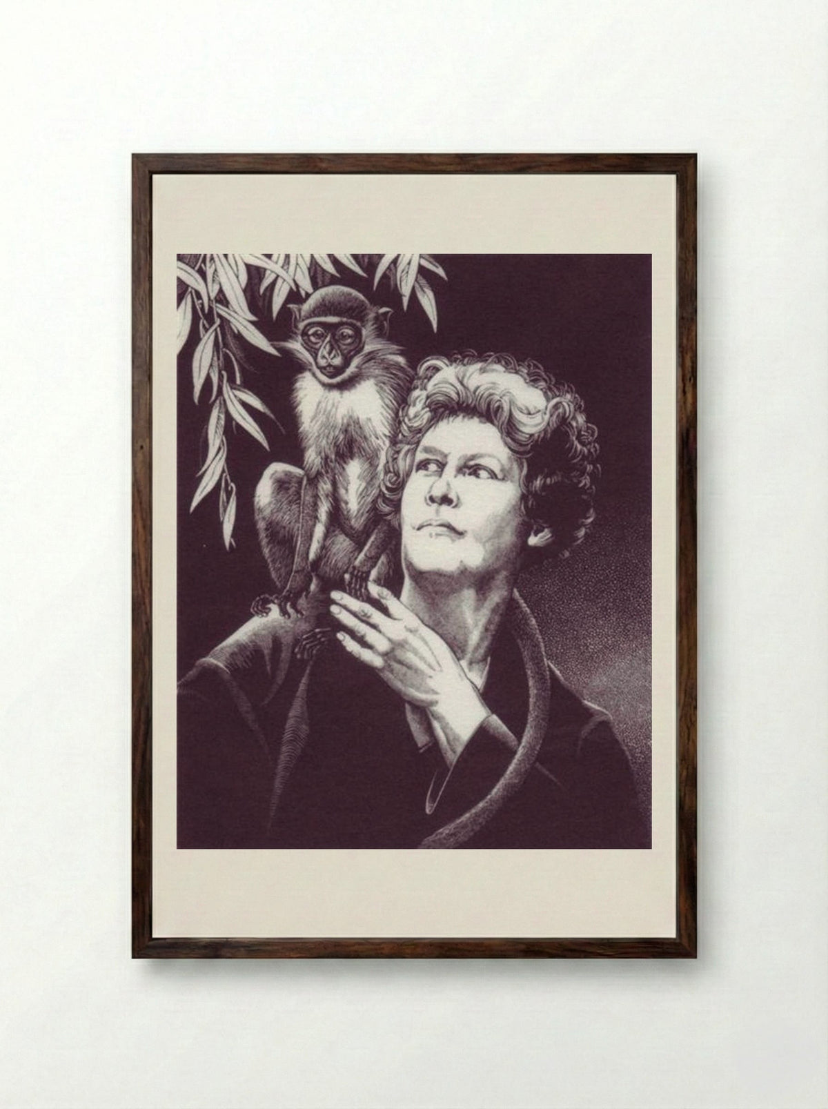 Jaspa and Me - Dorothy Lathrop - Framed Print Dark Wood