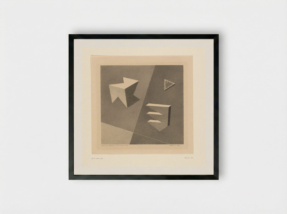 Zwevende objecten - Ger Gerrits - Framed Print Black