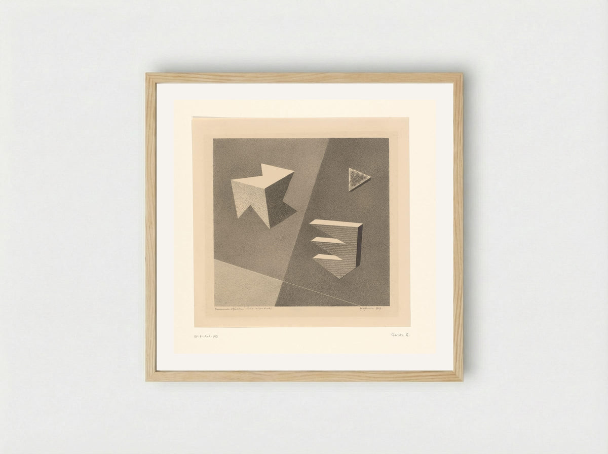 Zwevende objecten - Ger Gerrits - Framed Print Wood