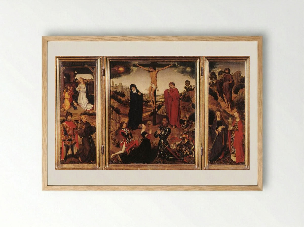 Sforza Triptych - Rogier van der Weyden - Framed Print Wood