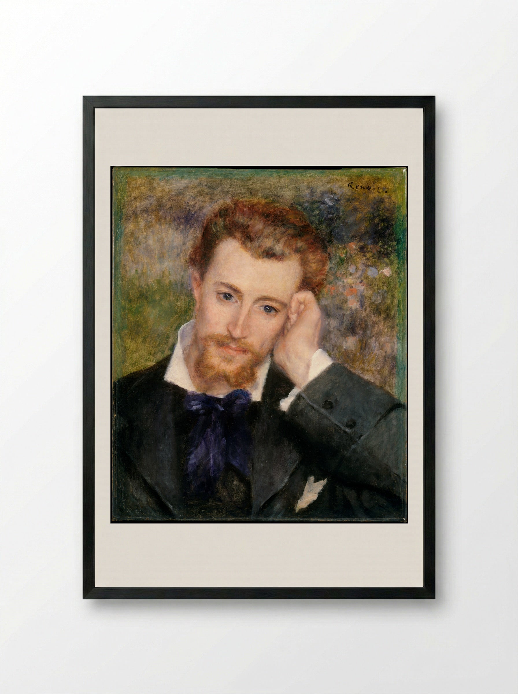 Eugène Murer (Hyacinthe-Eugène Meunier) - Auguste Renoir - Framed Print Black