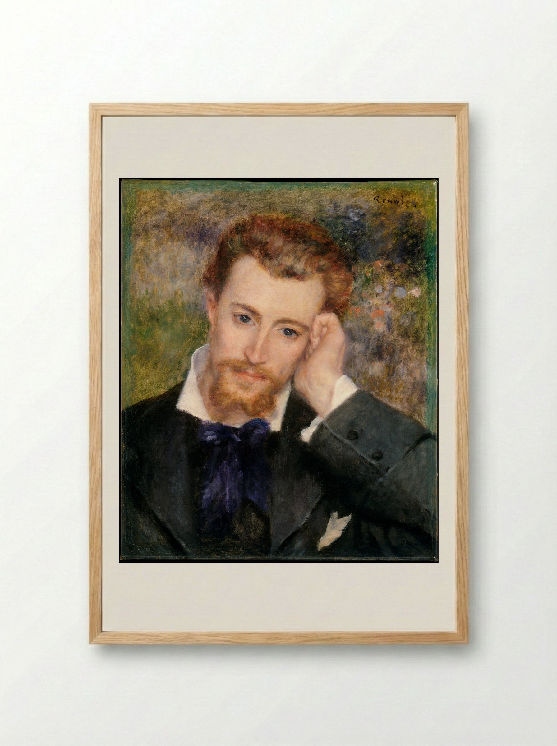 Eugène Murer (Hyacinthe-Eugène Meunier) - Auguste Renoir - Framed Print Wood