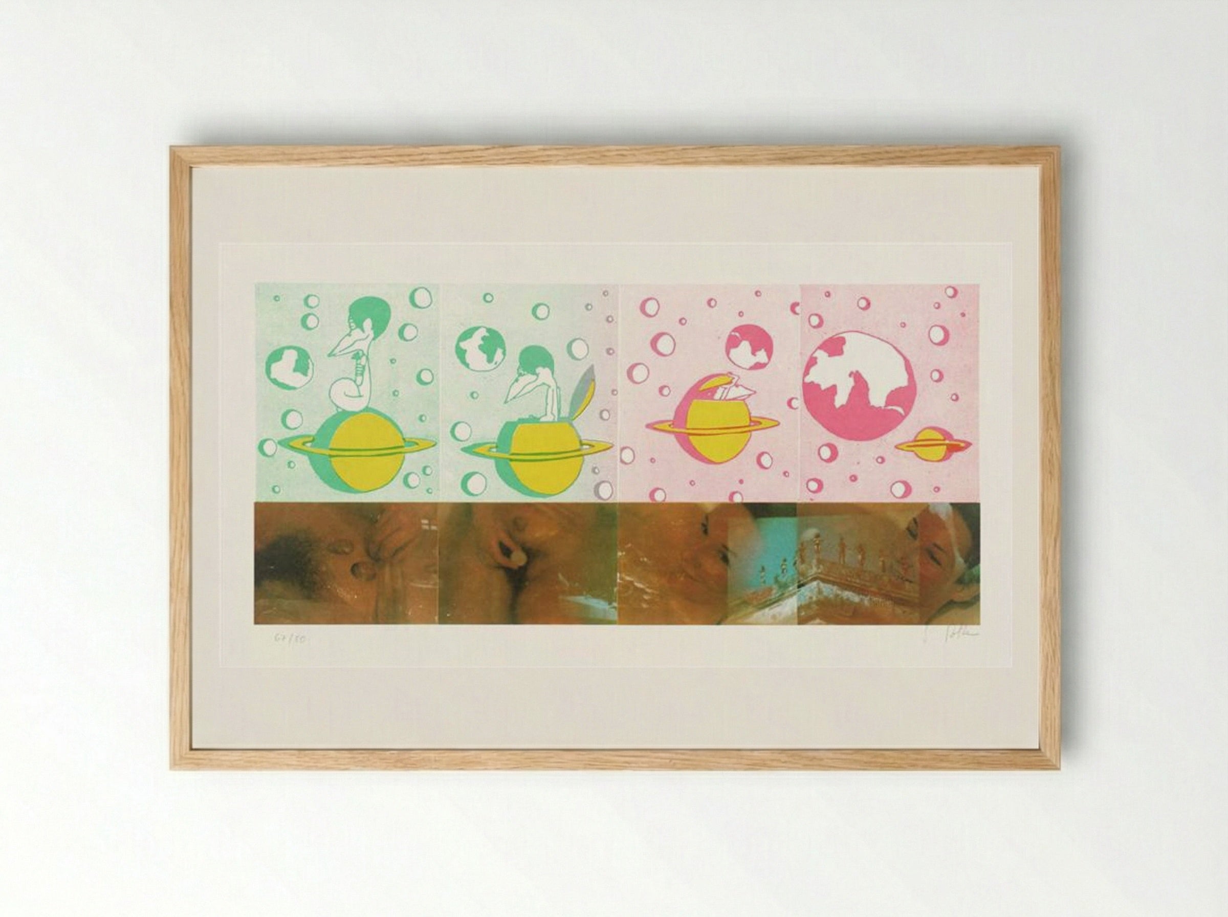 Hallo Shiva - Sigmar Polke - Framed Print Wood