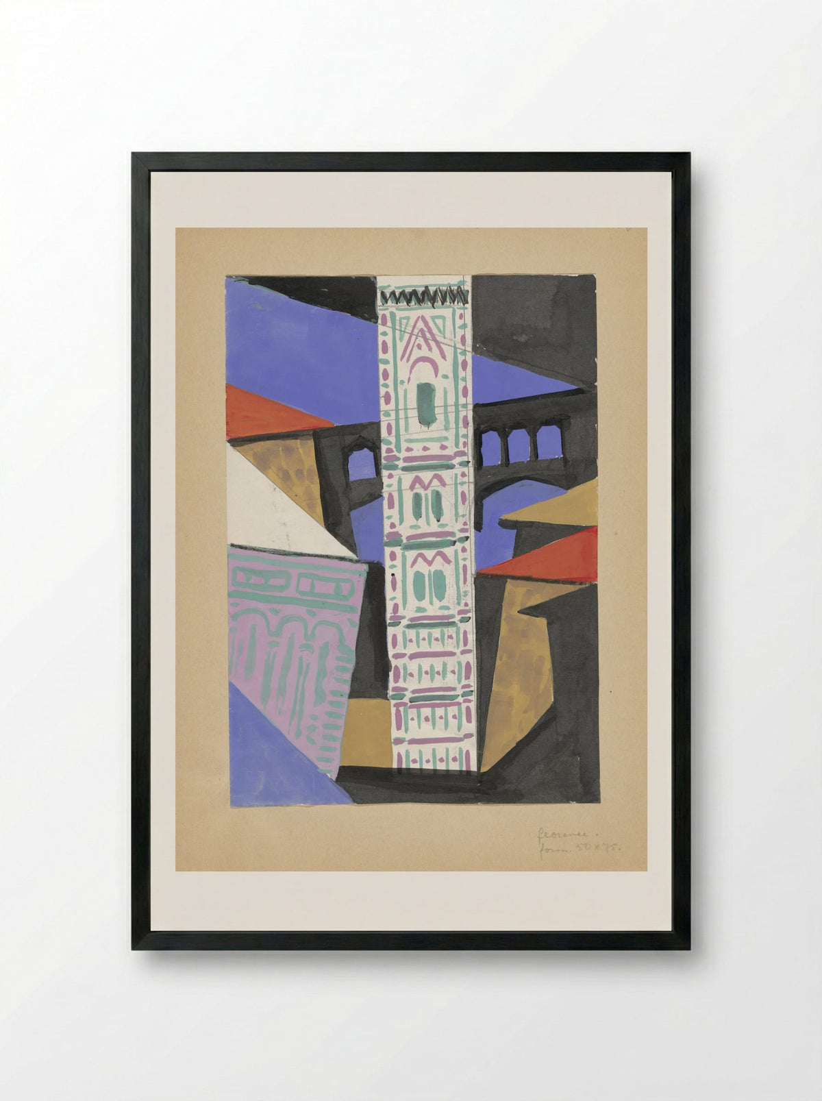 Florence - Ger Gerrits - Framed Print Black
