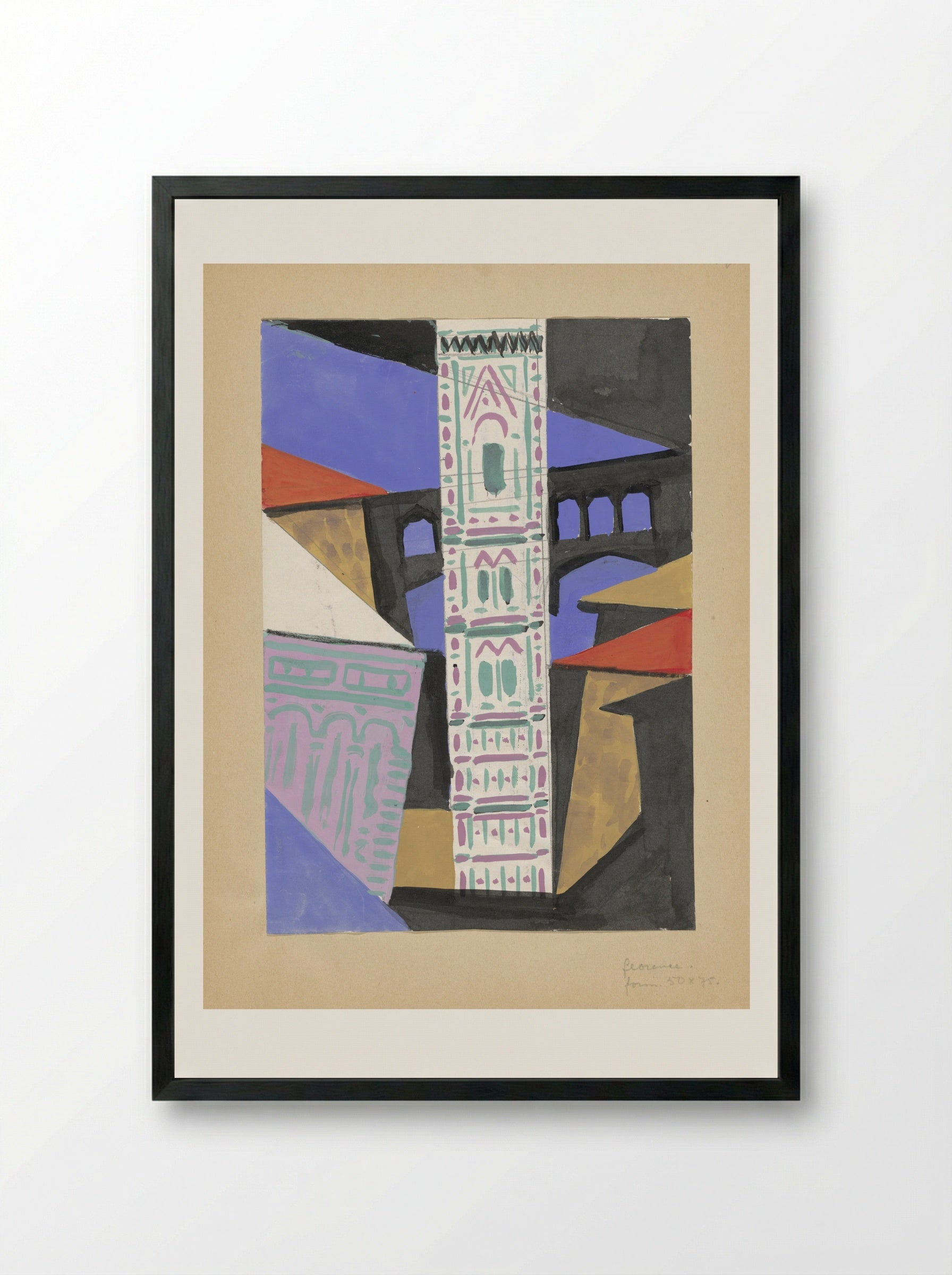 Florence - Ger Gerrits - Framed Print Black