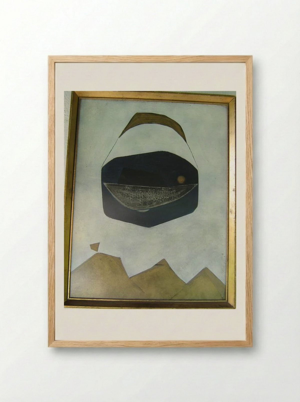 Jonas and the Whale - Endre Bálint - Framed Print Wood