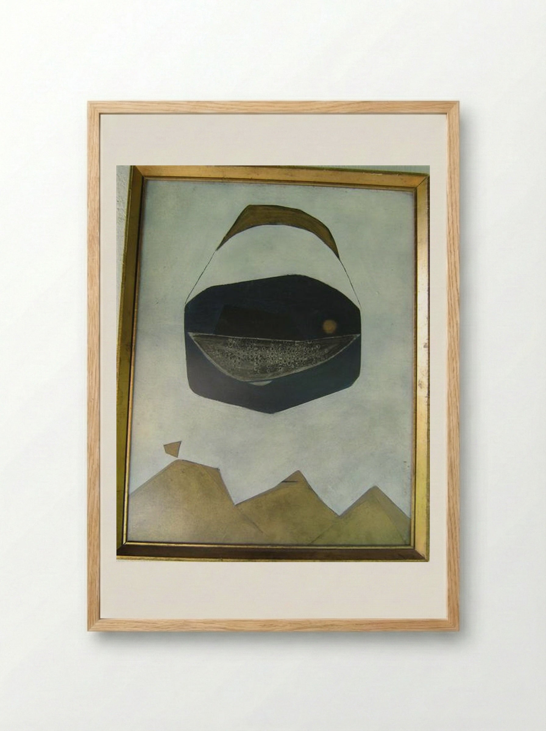 Jonas and the Whale - Endre Bálint - Framed Print Wood