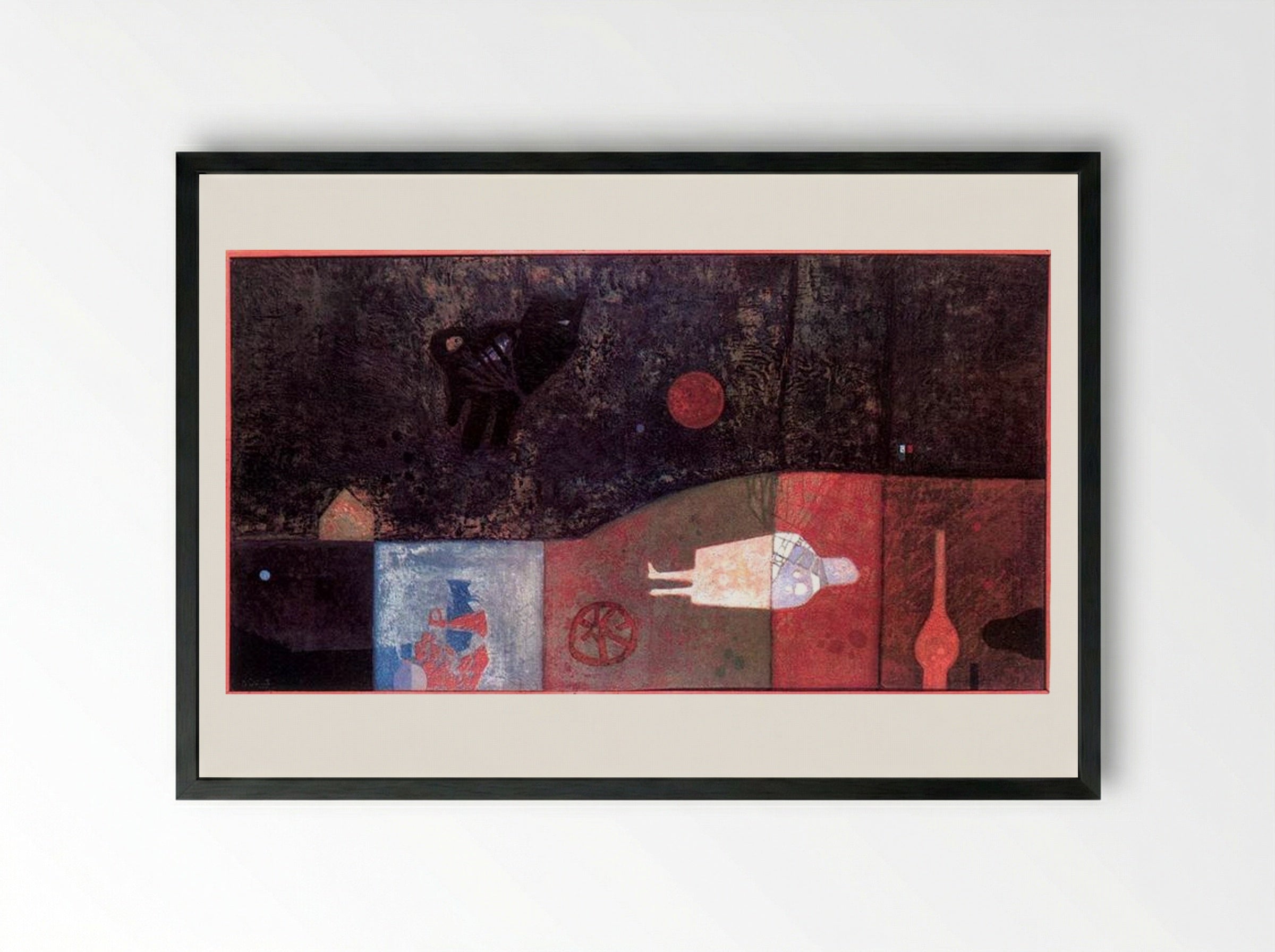 Homesickness - Endre Bálint - Framed Print Black