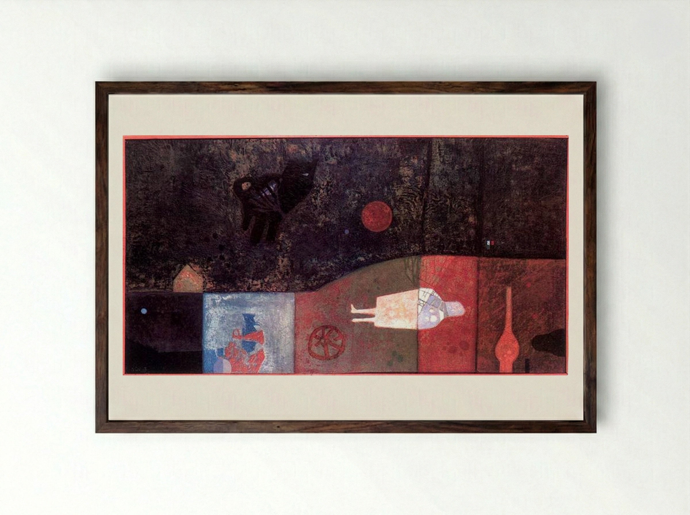 Homesickness - Endre Bálint - Framed Print Dark Wood