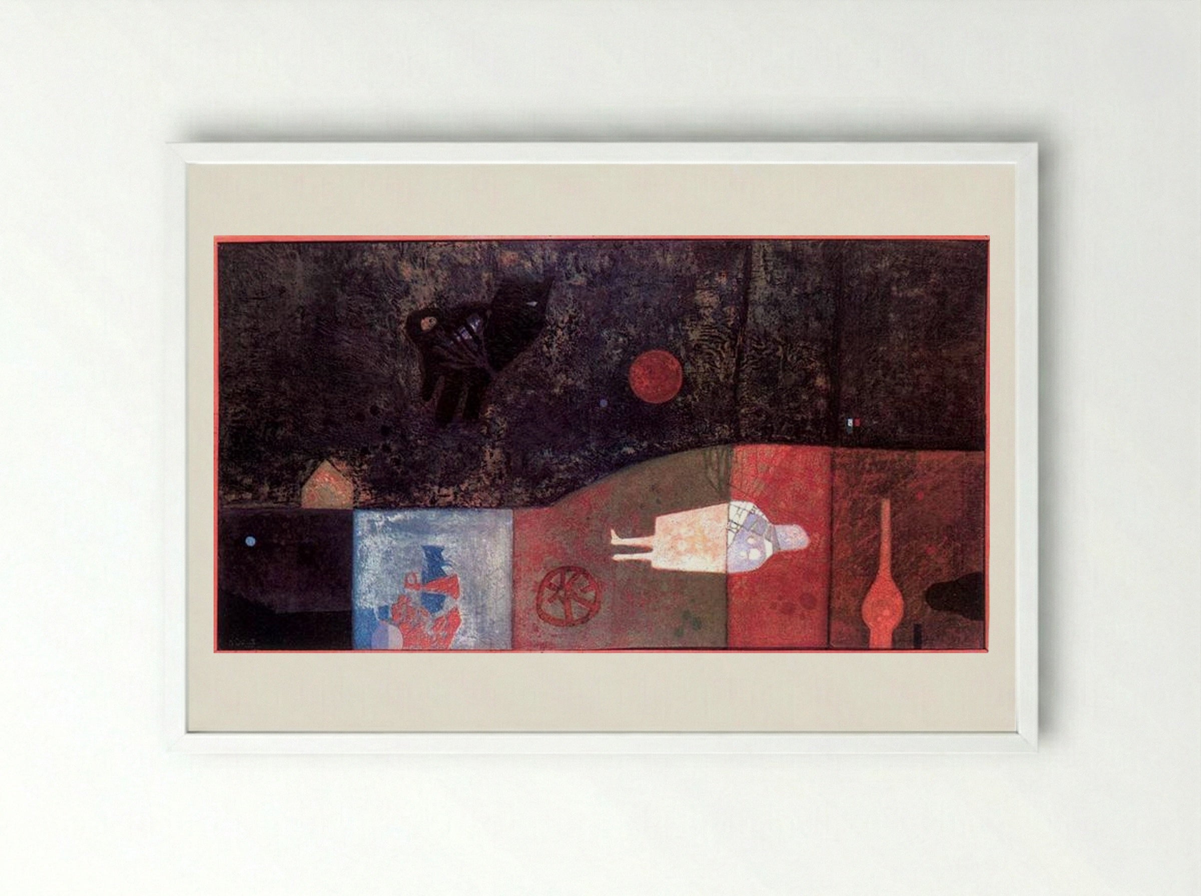 Homesickness - Endre Bálint - Framed Print White