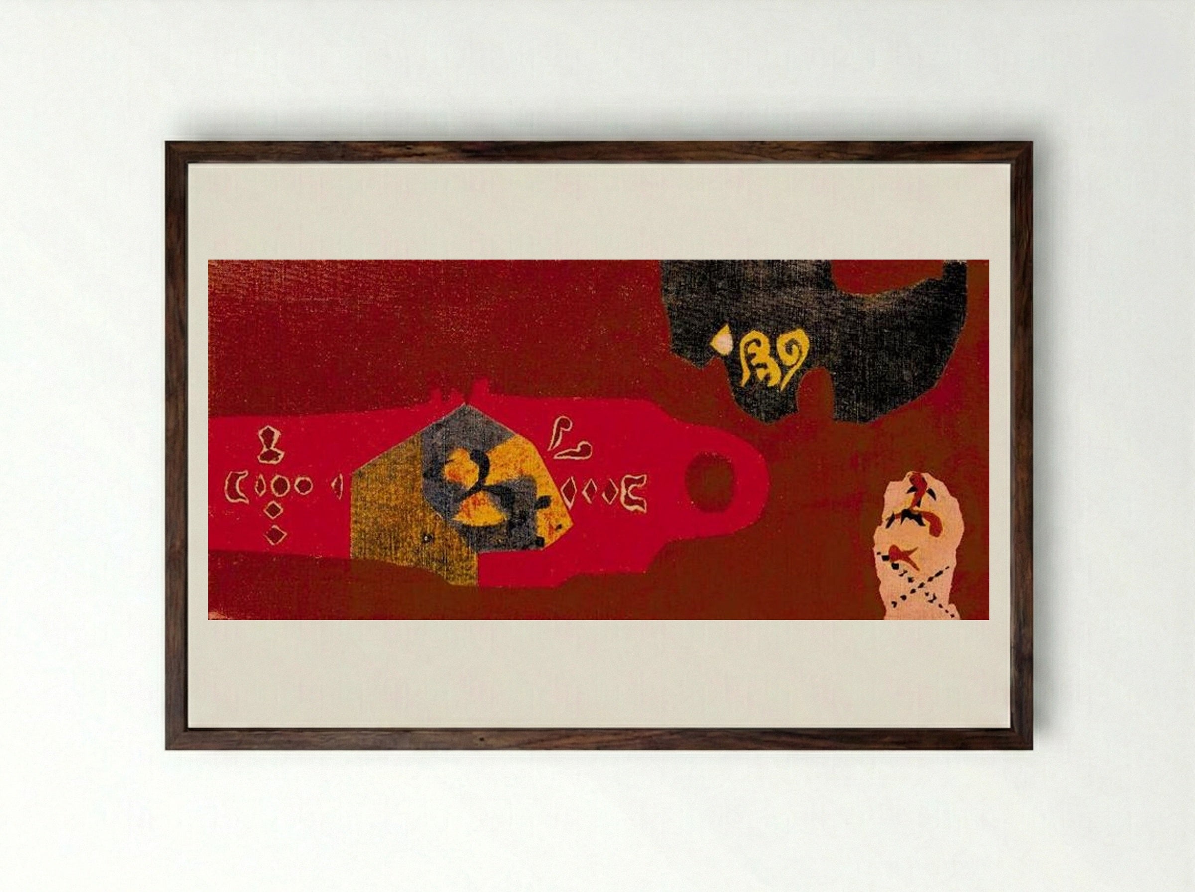 The Birth of Prometheus - Endre Bálint - Framed Print Dark Wood