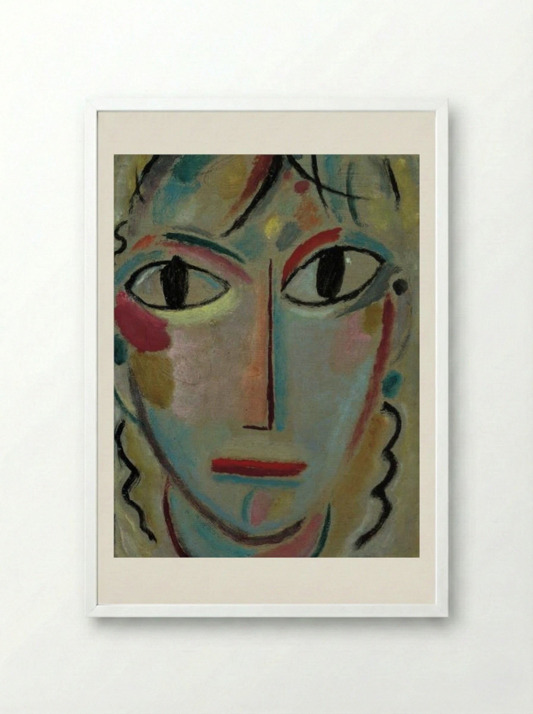 Astonishment - Alexej von Jawlensky - Framed Print White