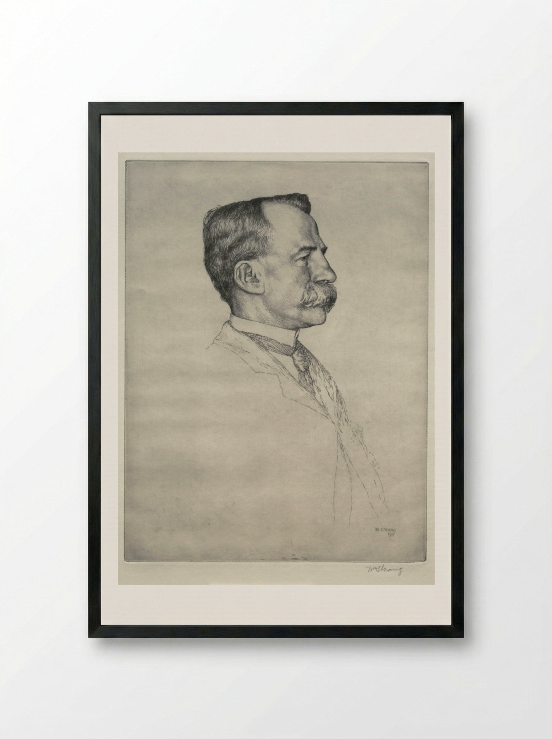 E. T. Bull - William Strang - Framed Print Black