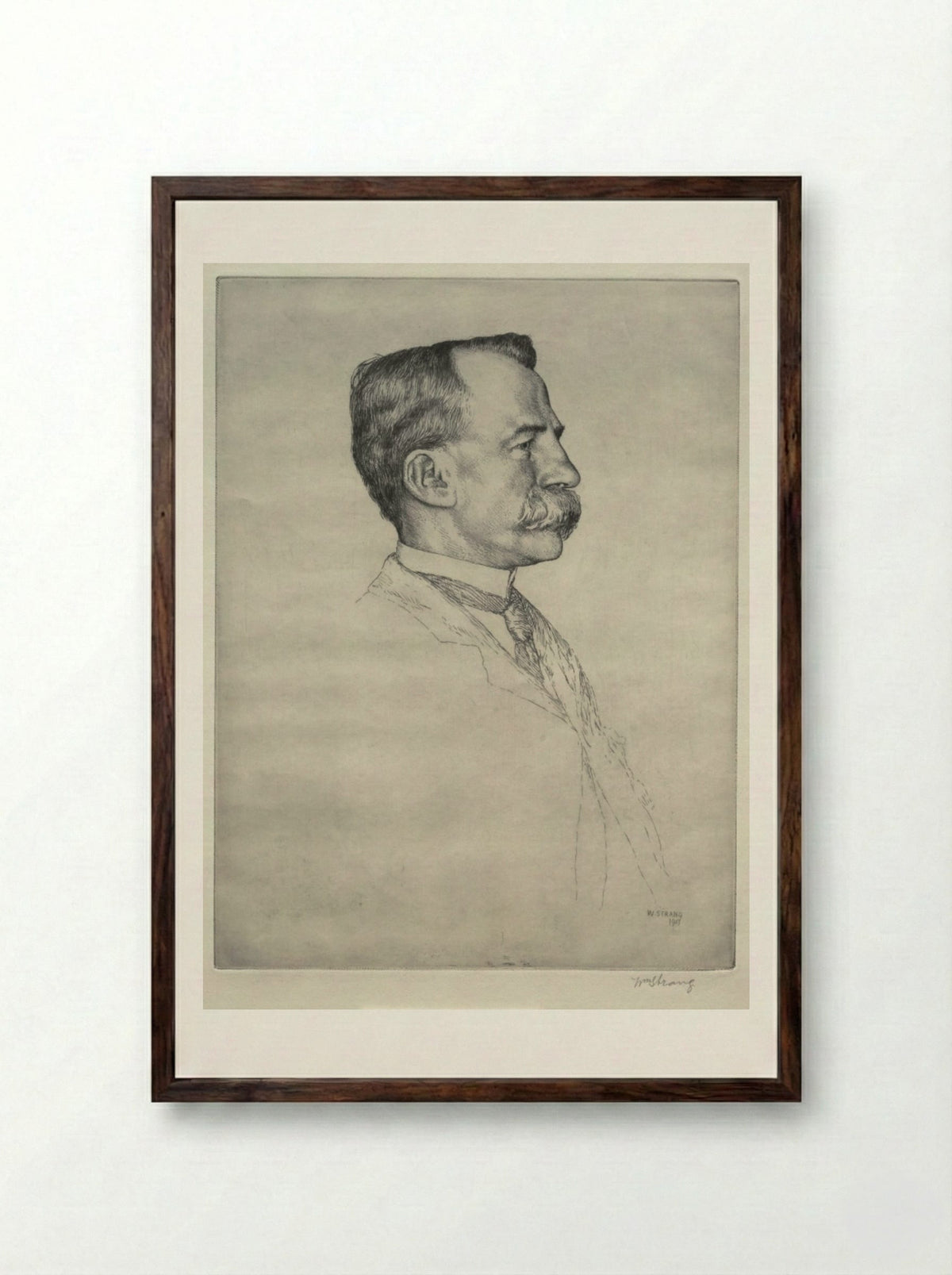 E. T. Bull - William Strang - Framed Print Dark Wood