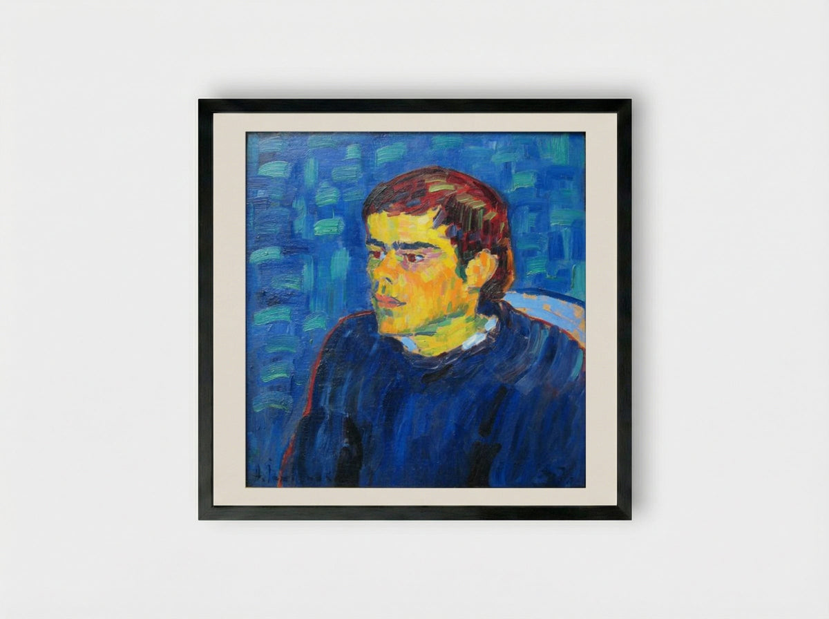 The Hunchback - Alexej von Jawlensky - Framed Print Black