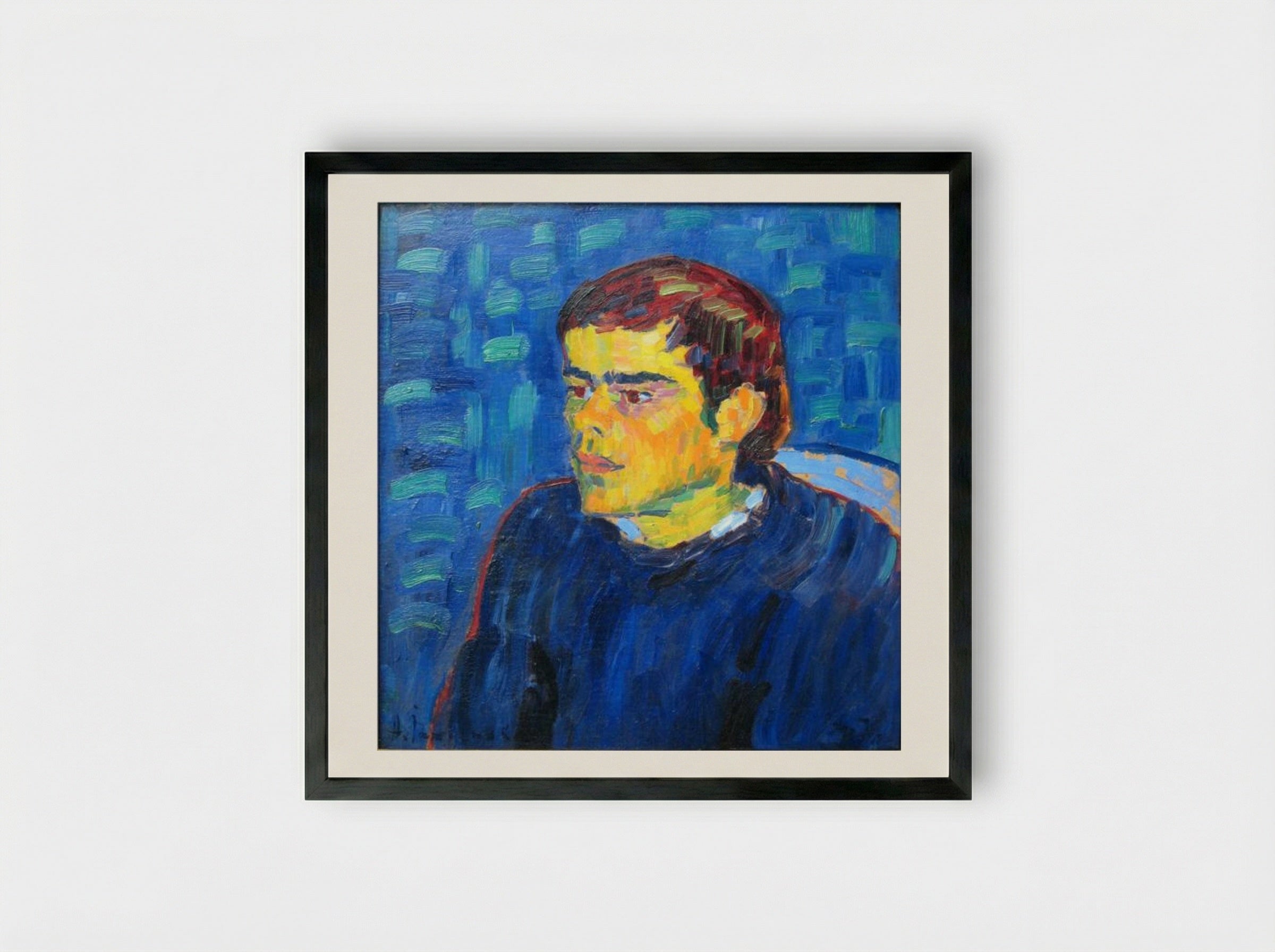 The Hunchback - Alexej von Jawlensky - Framed Print Black