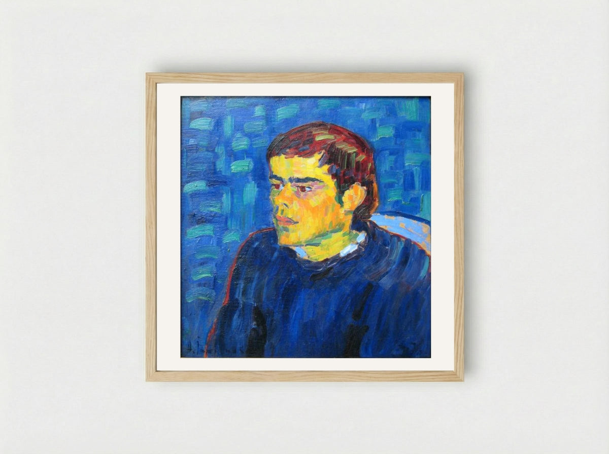 The Hunchback - Alexej von Jawlensky - Framed Print Wood