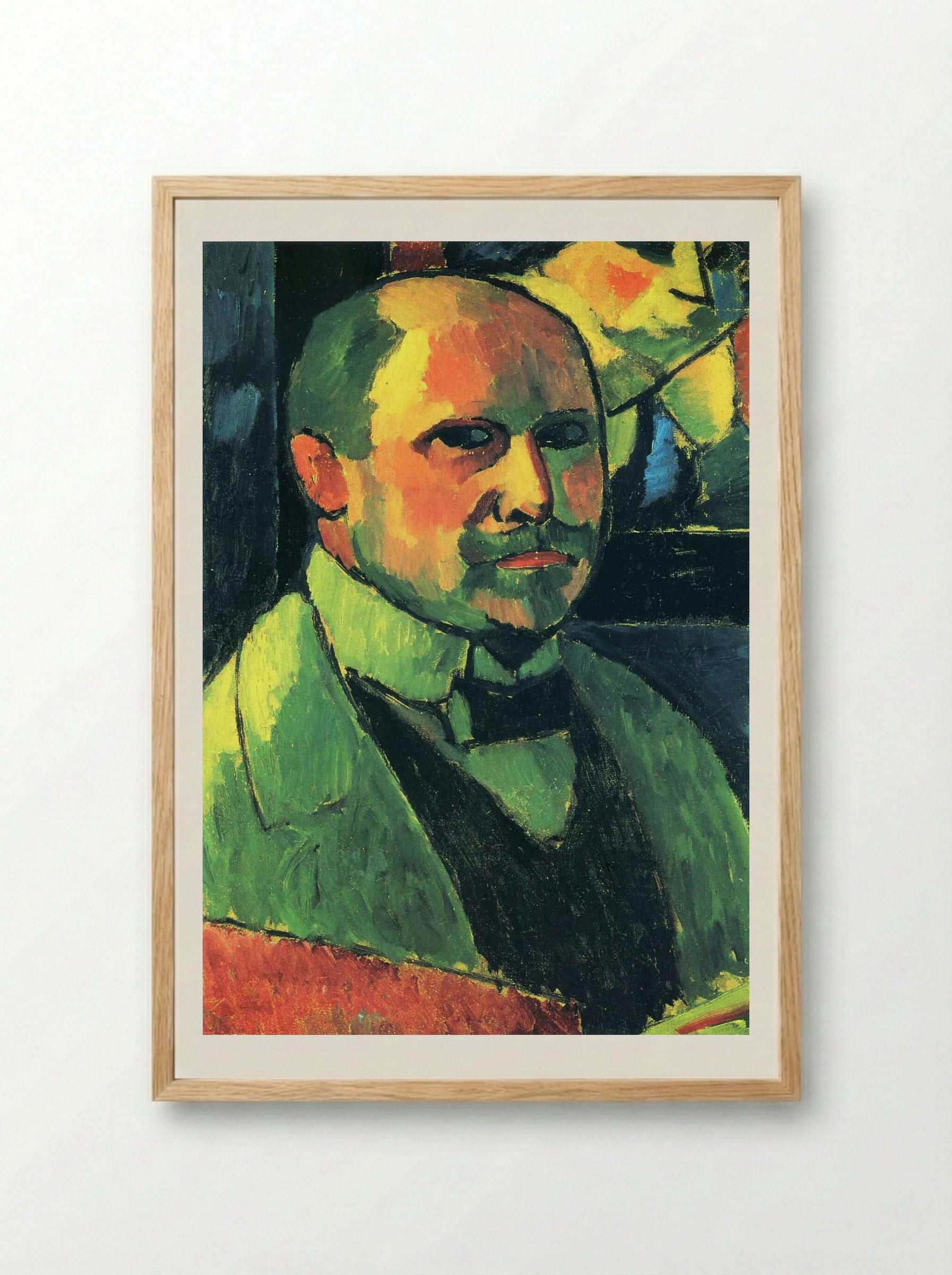 Self-portrait - Alexej von Jawlensky - Framed Print Wood